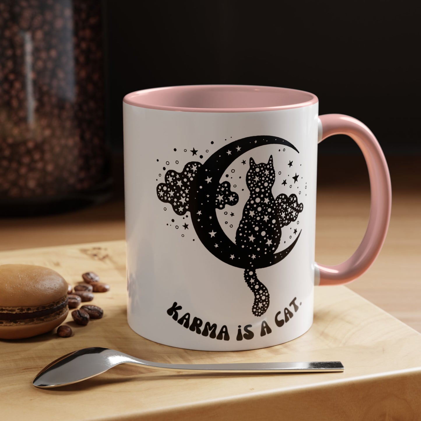 Karma is a cat cat mug Funny Cat Coffee Mug swift with My Cat Lover Cat Mug Funny Coffee Cup Cat Lady Gift Cat Lover Gift Cat Mom christmas