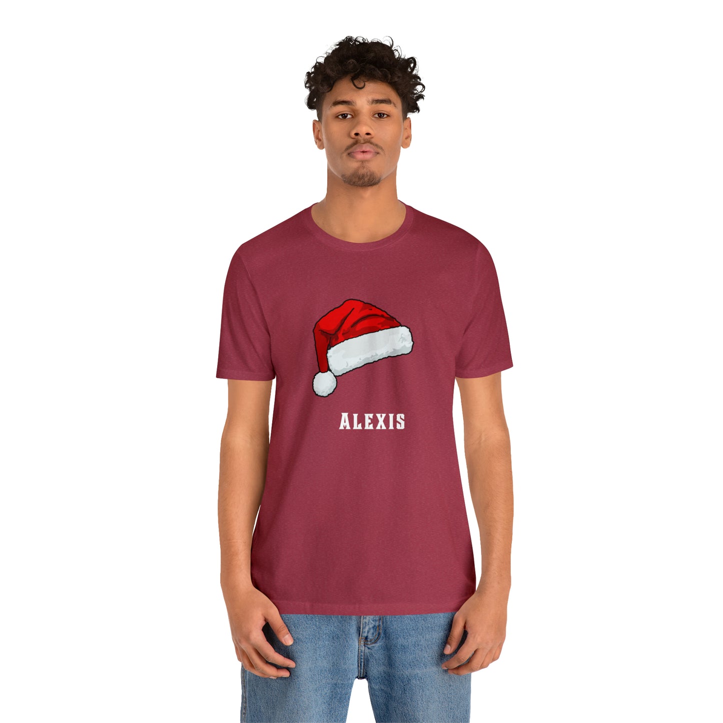 Matching Family Christmas Shirts, Santa claus Hat family tshirts Family Christmas Shirt, Matching Xmas Tees Custom Christmas T shirt photos