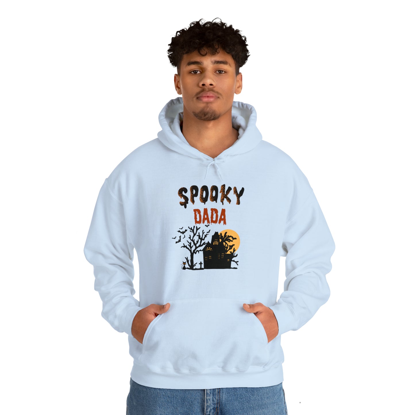 Spooky Dad Halloween Sweatshirt, Daddy haunted house sweatshirt Funny Halloween Horror sweater Halloween Sweatshirt, Halloween Tee, unisex