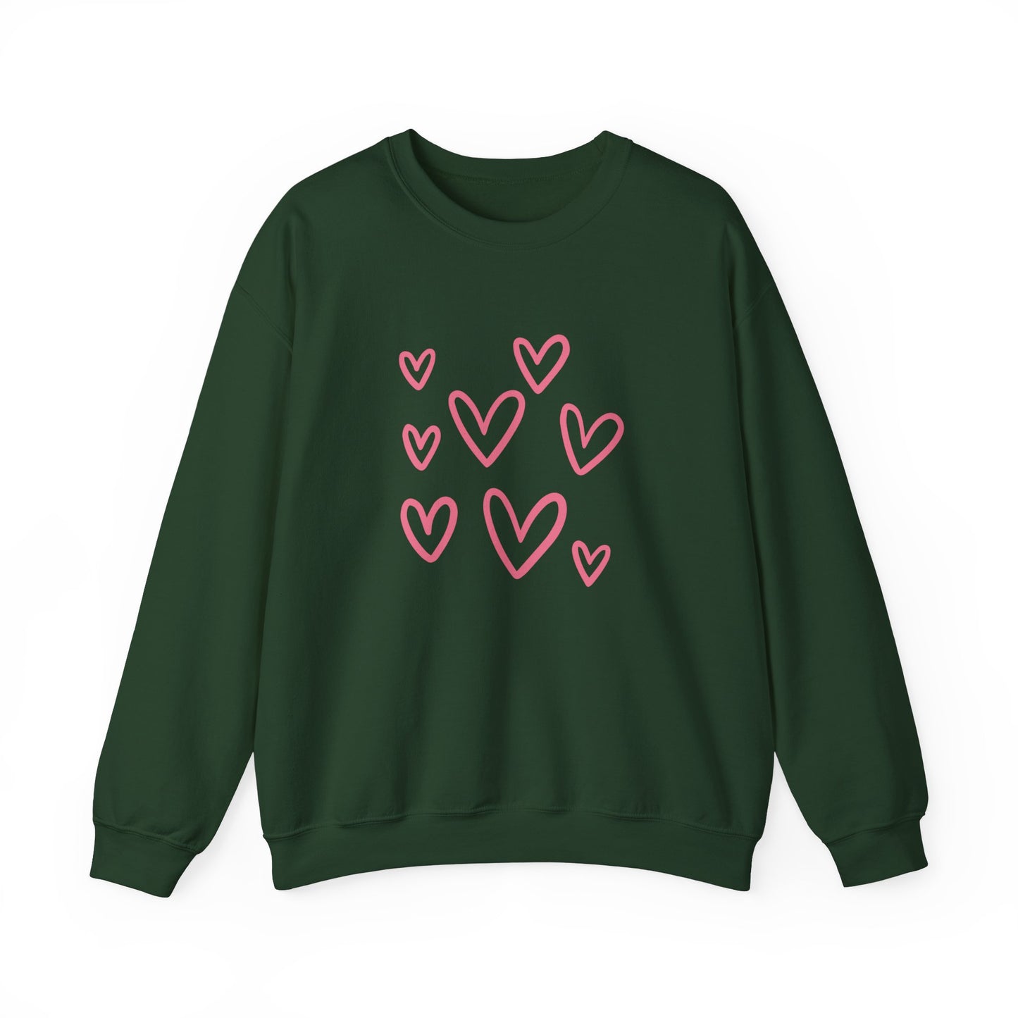 Heart Valentine's Day sweatshirt valentines shirt gift for her best friend gift galentine's day gift crewneck sweater women sweater love