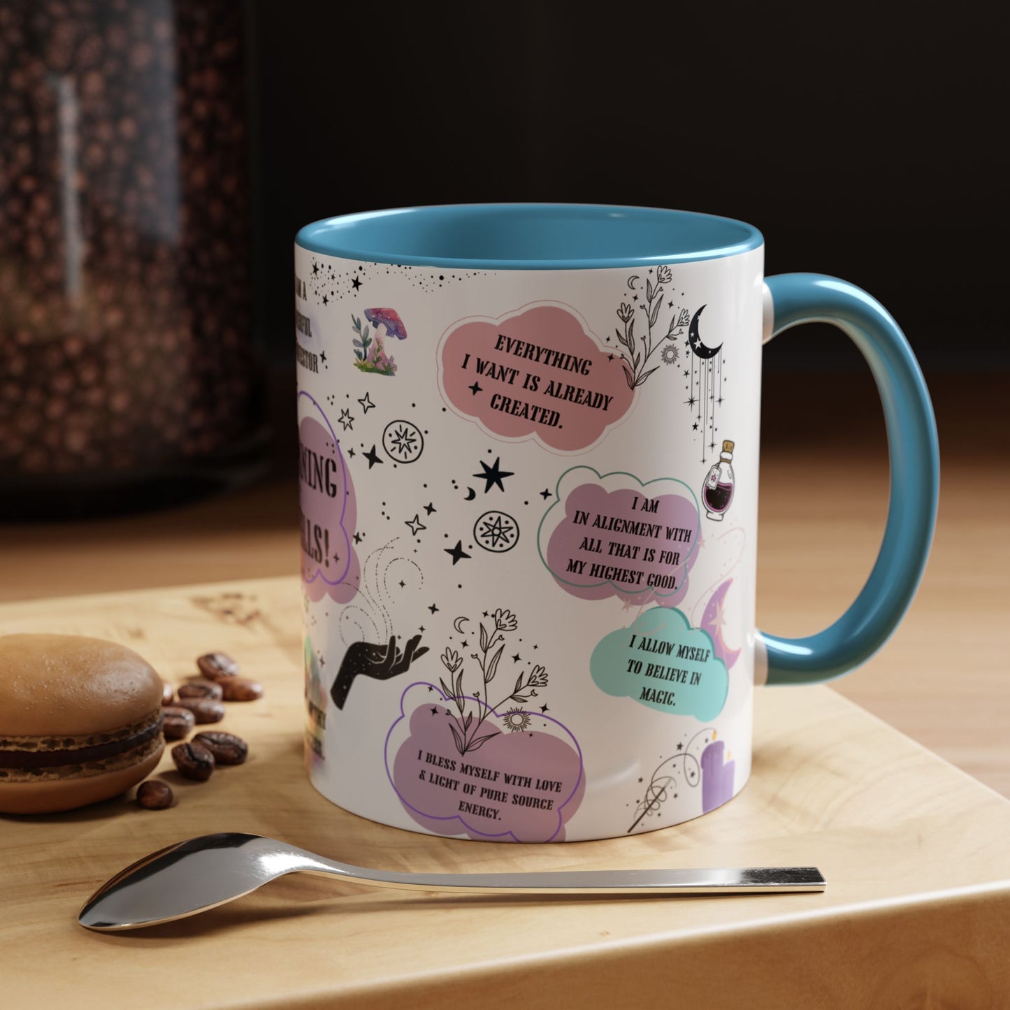 Morning spells mug morning affirmations mug witchy christmas gift coven mug Witches mug Halloween mug wicked mug bestie Gift Mug coffee
