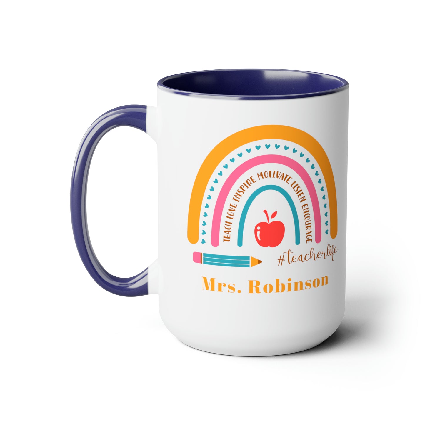 Personalized teacher name mug custom teacher gift teacher vibes gift for him Supervisor mug Coffee Mug gift for her Mug wife Coffee Mugs
