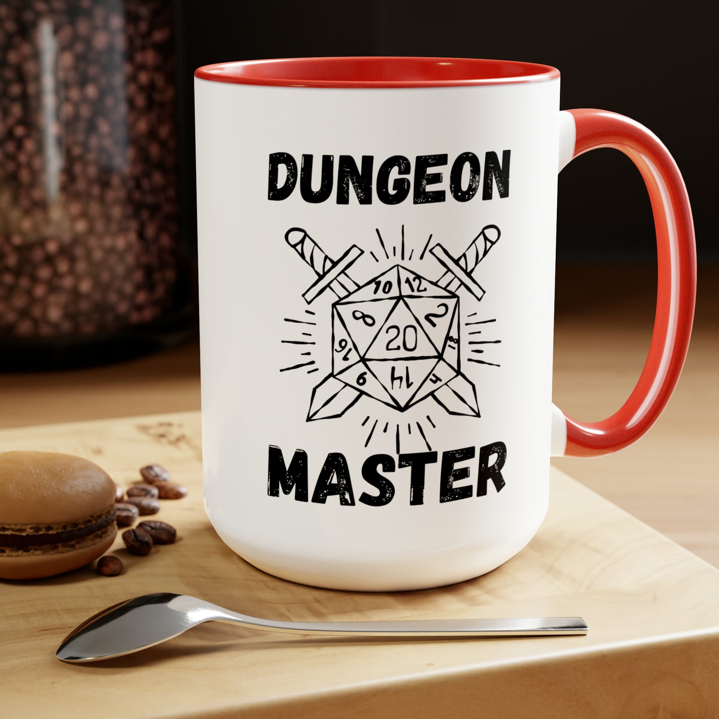 Master dungeon mug love you dad sister gift Coffee Mug pregnancy reveal gift heart mug gift for her Mug wife Coffee tea 15oz