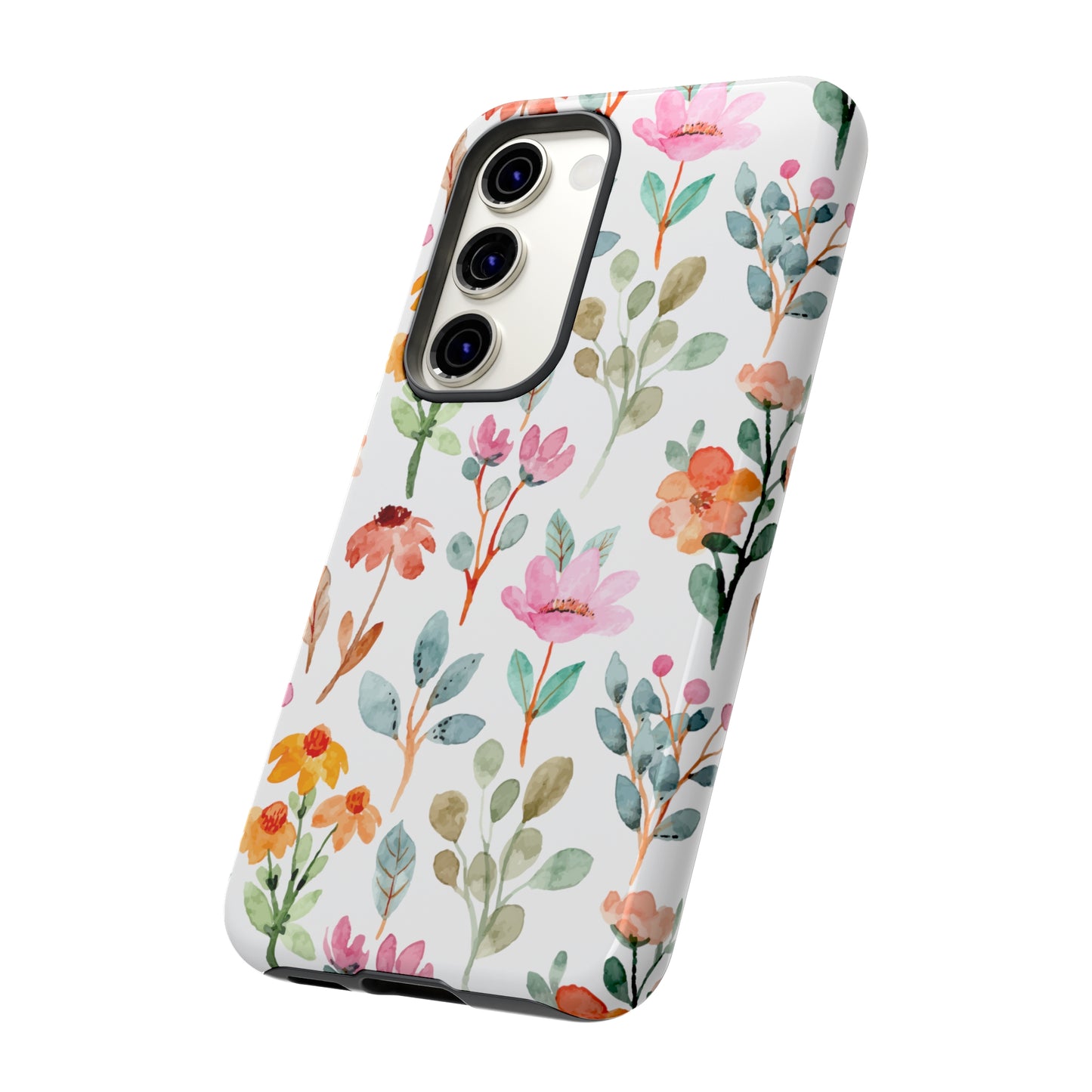 Floral phone case mother's day gift best friend gift for her gift for him flower cell phone cases Tough Cases