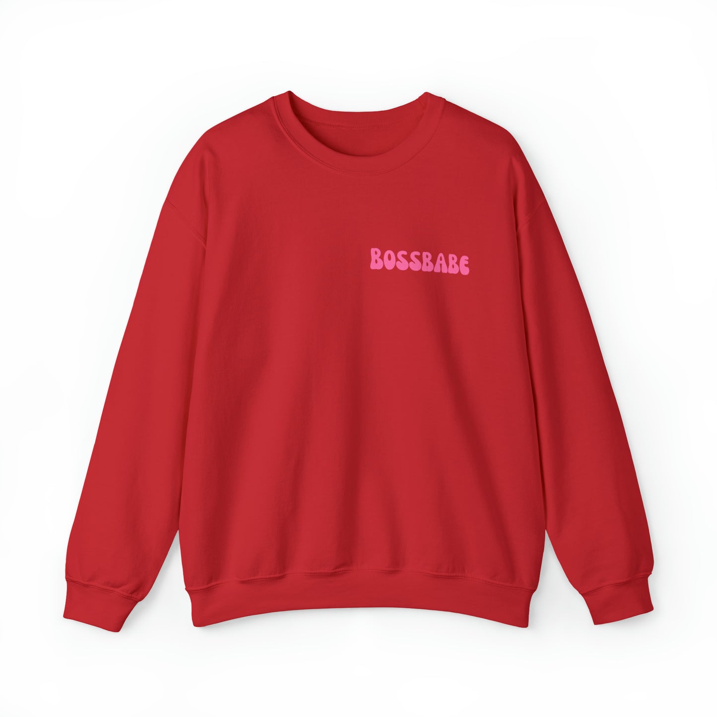 Bossbabe sweater Girlboss Sweatshirt Just a girlboss building her empire Bossbabe gift entrepreneur Unisex Heavy Blend Crewneck Sweatshirt