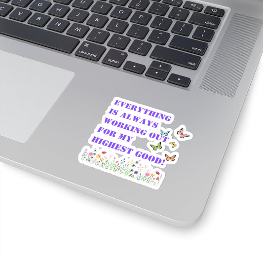 Everything Is always working out for me sticker Magical AF sticker bestie sticker motivational stickers gift best friend gift loa sticker