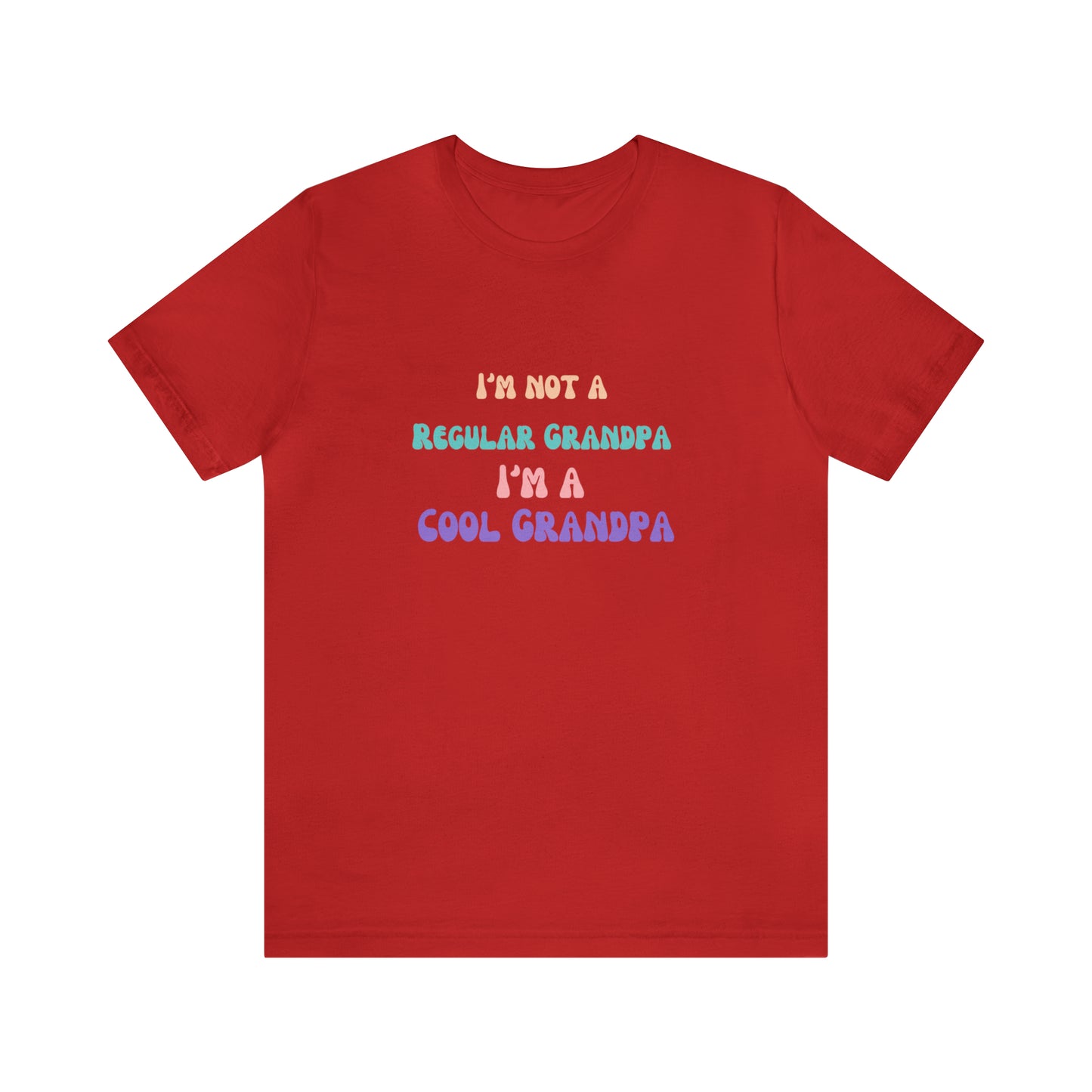 I'm a cool grandpa shirt gift for dad grandpa shirt