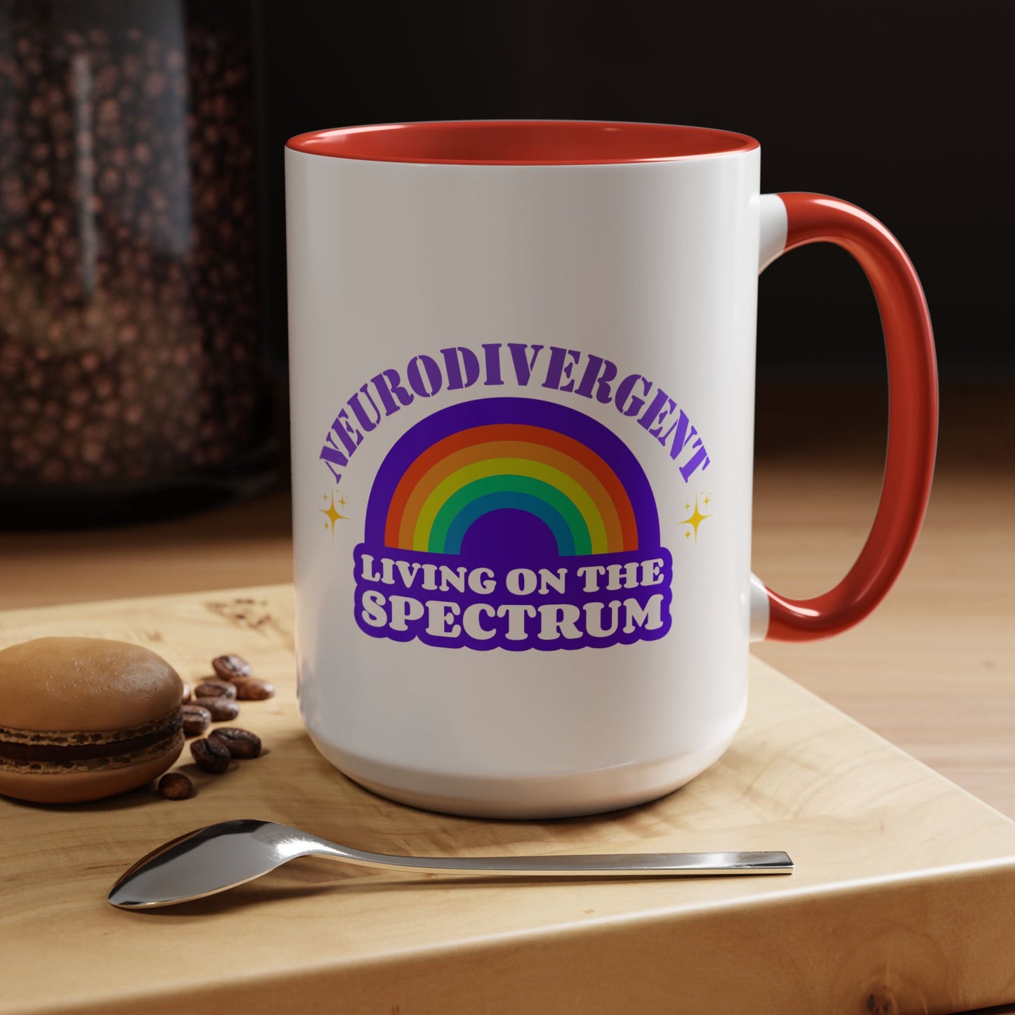 NeuroDivergent mug Morning affirmations mug neurospicy mug rainbowmug On the spectrum gift Christmas gift for her gift for him bestie Mug