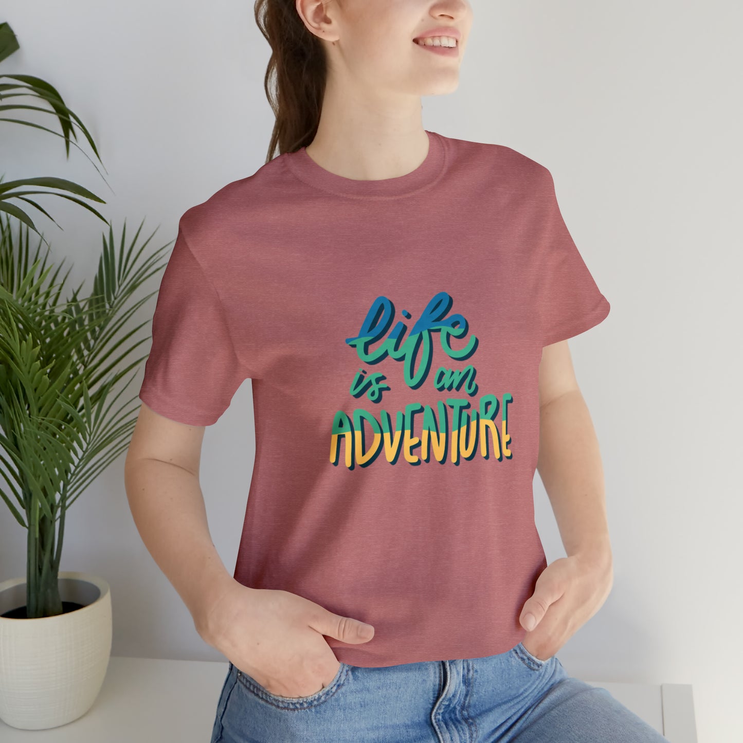 Life is a pure Adventure shirt, Good vibes only shirt, Adventurer shirt, Unisex gift, gift for her, gift for him, vacation shirt,best friend