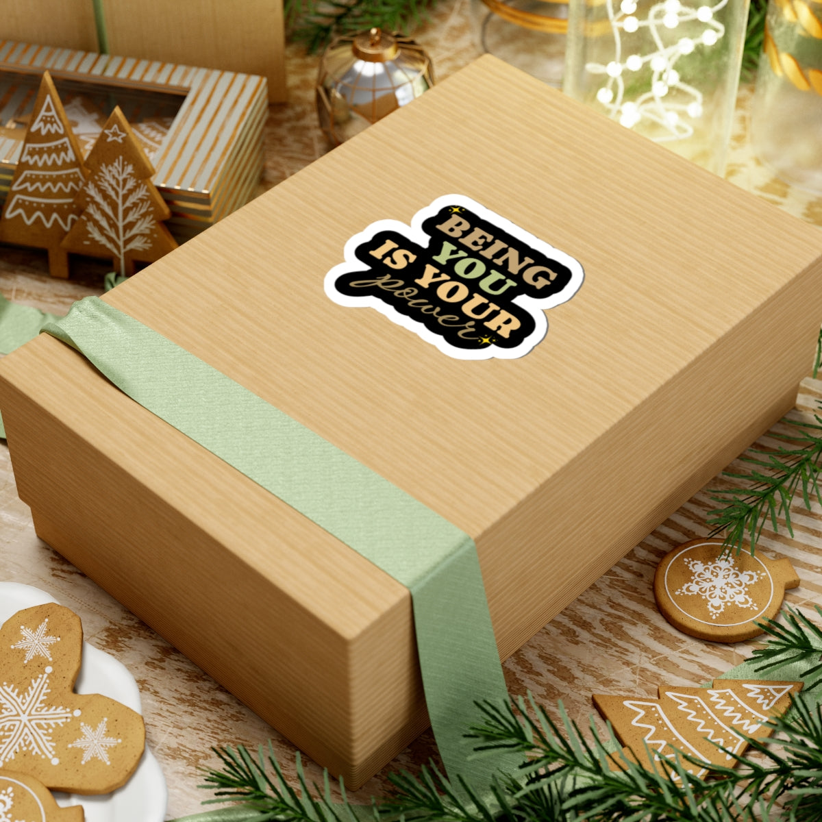 Being you is your power sticker awesome sticker Motivational sticker authenticself Motivating entrepreneur girlboss