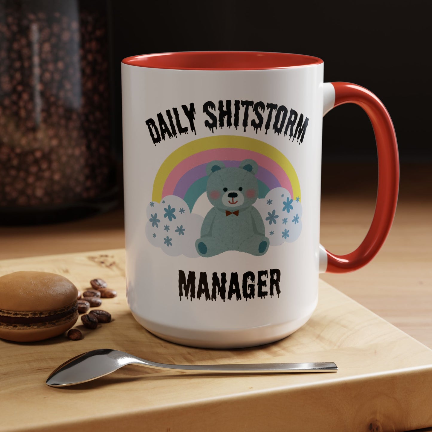 Christmas gift for manager gift for mom Daily Shitstorm Survivor's Club mug Funny Coworker Gift funny Boss Gift Christmas Office Gift Work