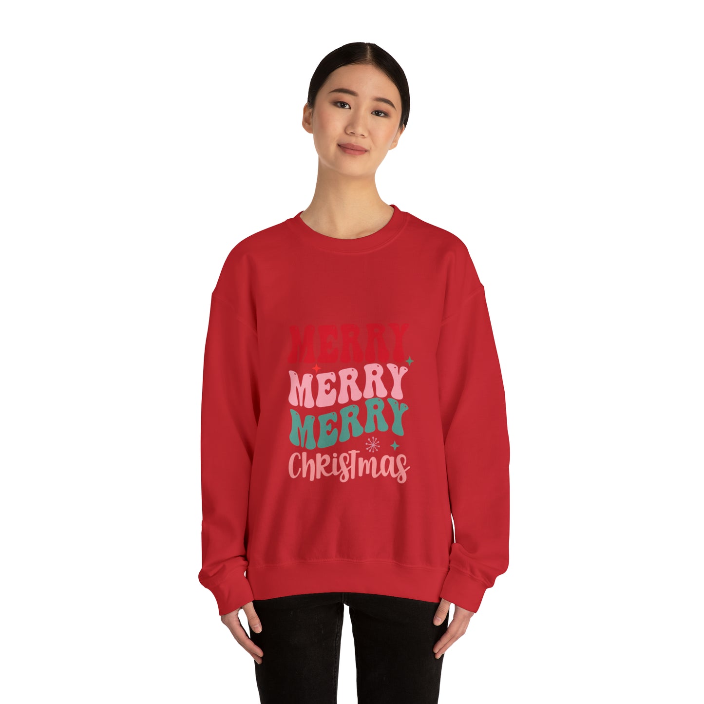 Merry Christmas sweater Mama claus sweater Festive sweater Bright Christmas sweatshirt gift for her gift for Women Holiday Christmas gift