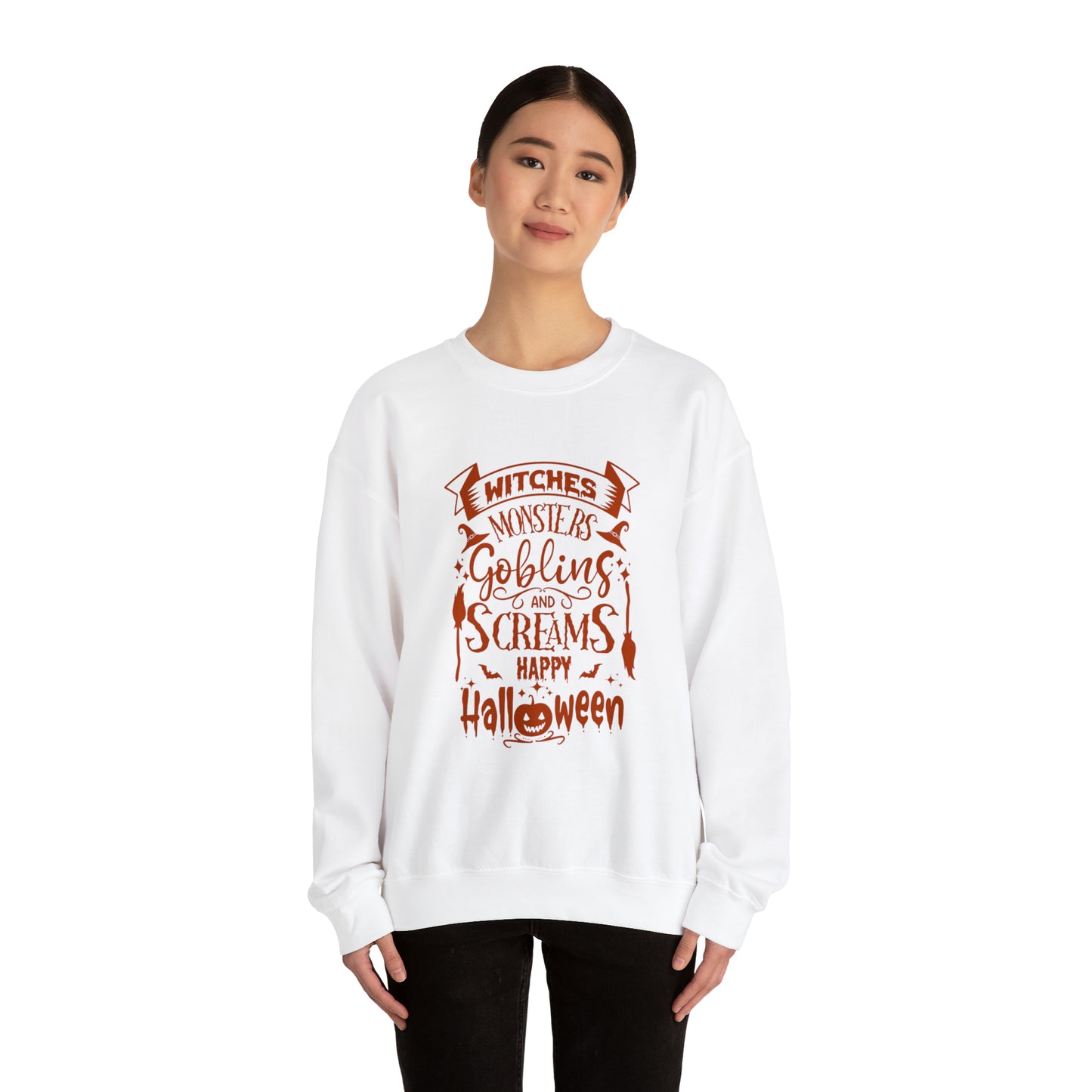 Witches Monsters Halloween Sweatshirt Ghostface Shirt Funny Halloween Horror Shirt Halloween Women's Sweatshirt Funny Halloween Tee Unisex