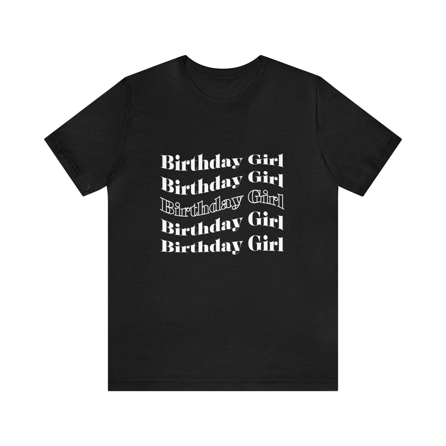 Birthday girl shirt gift for her best friend gift wavy shirt birthday party attire month funny T-shirt birthday gift Christmas gift for him