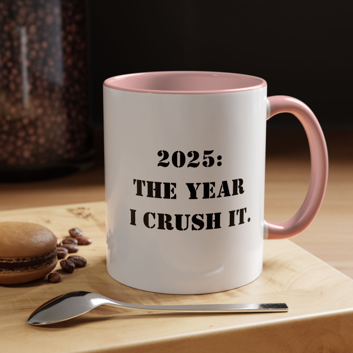 Motivational mug 2025 the yeari crush it mug positive mug Boss Gift Christmas Office Gift Work Mug Office Mug inspiration Mug coffee Gift