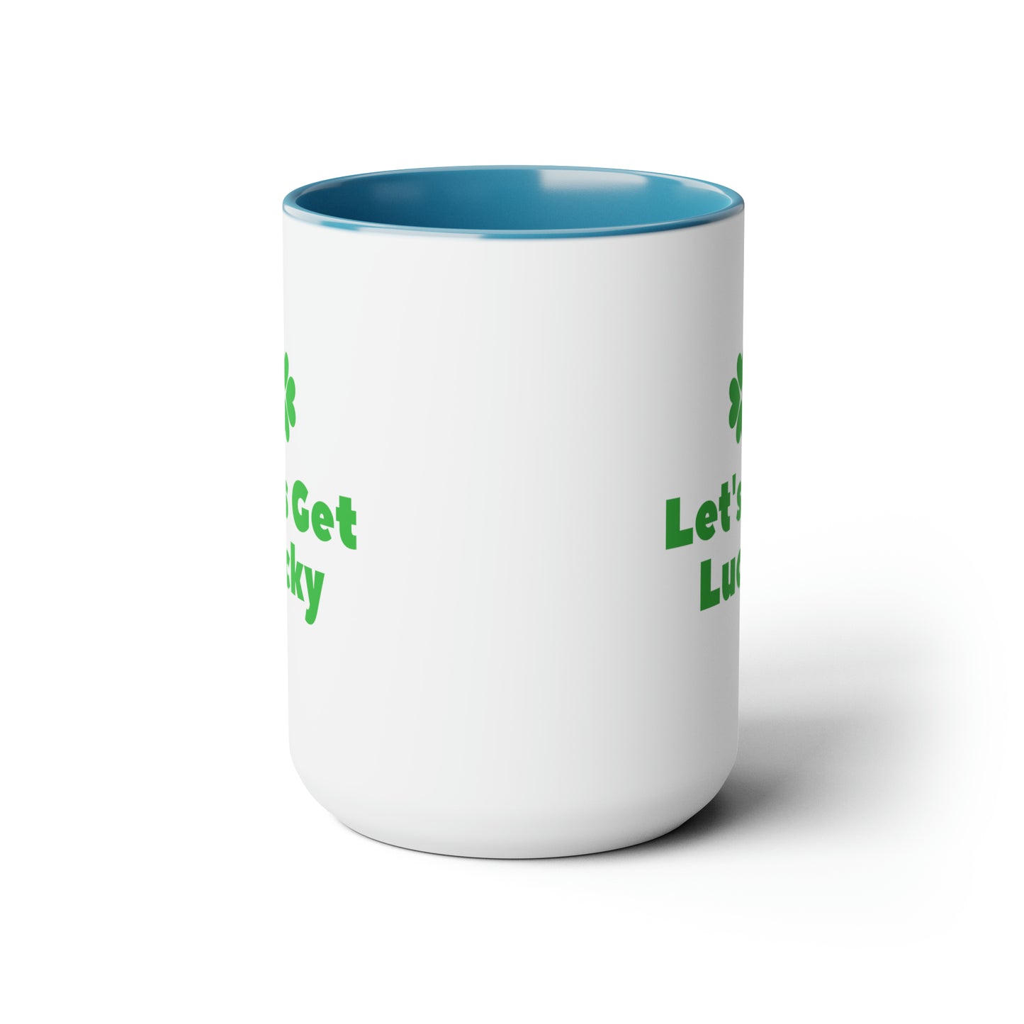 Let's get lucky mug Love mug Valentine's Day St Patrick's Day gift for her Coffee gift for him Mug  heart mug gift for her Mug wife