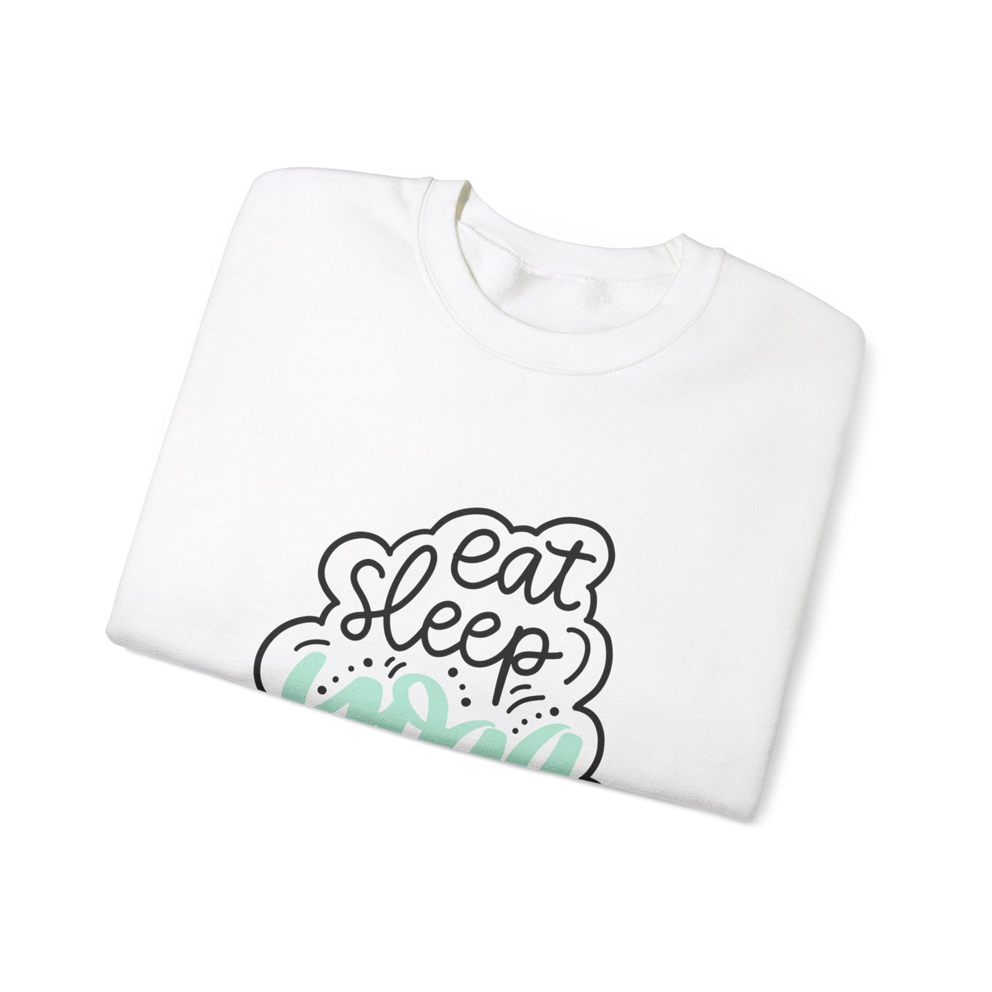 Eat sleep yoga repeat sweater yoga sweater Here we go fucking again sweater gifts funny cat birthday gift Christmas sweatshirt gift for her