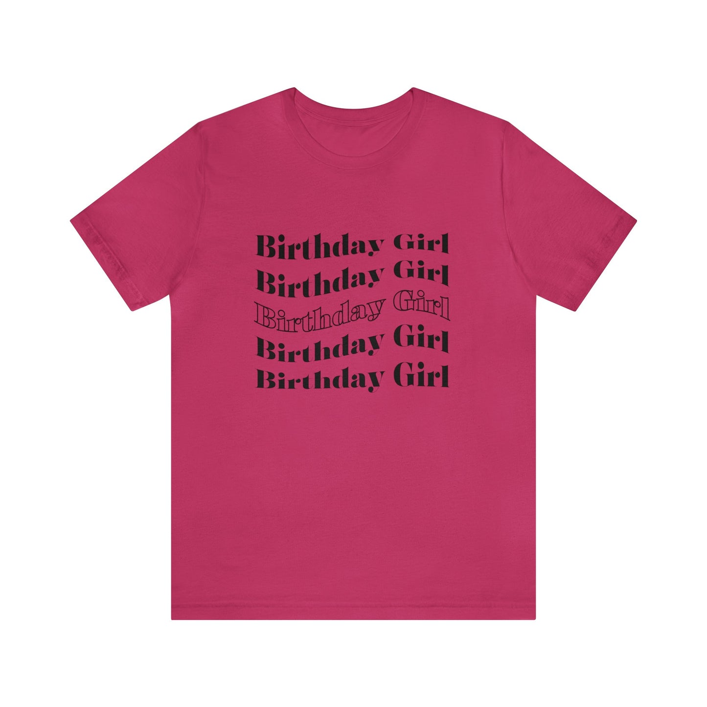 Birthday girl shirt gift for her best friend gift wavy shirt birthday party attire month funny T-shirt birthday gift Christmas gift for him
