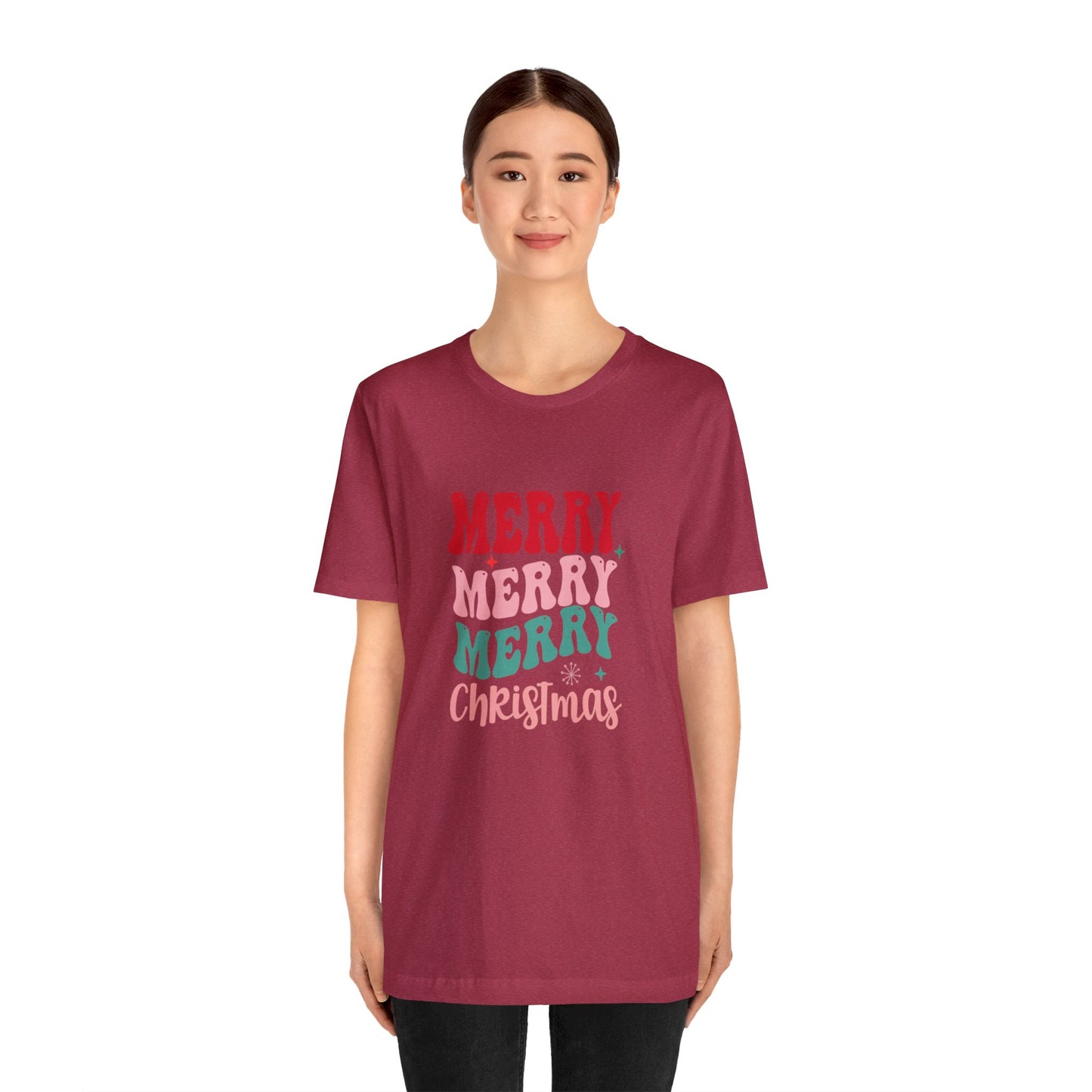 Merry Merry Christmas shirt Christmas gift for her Matching Family Christmas Shirts Family Christmas Shirt Matching Xmas Tees Christmas Tee