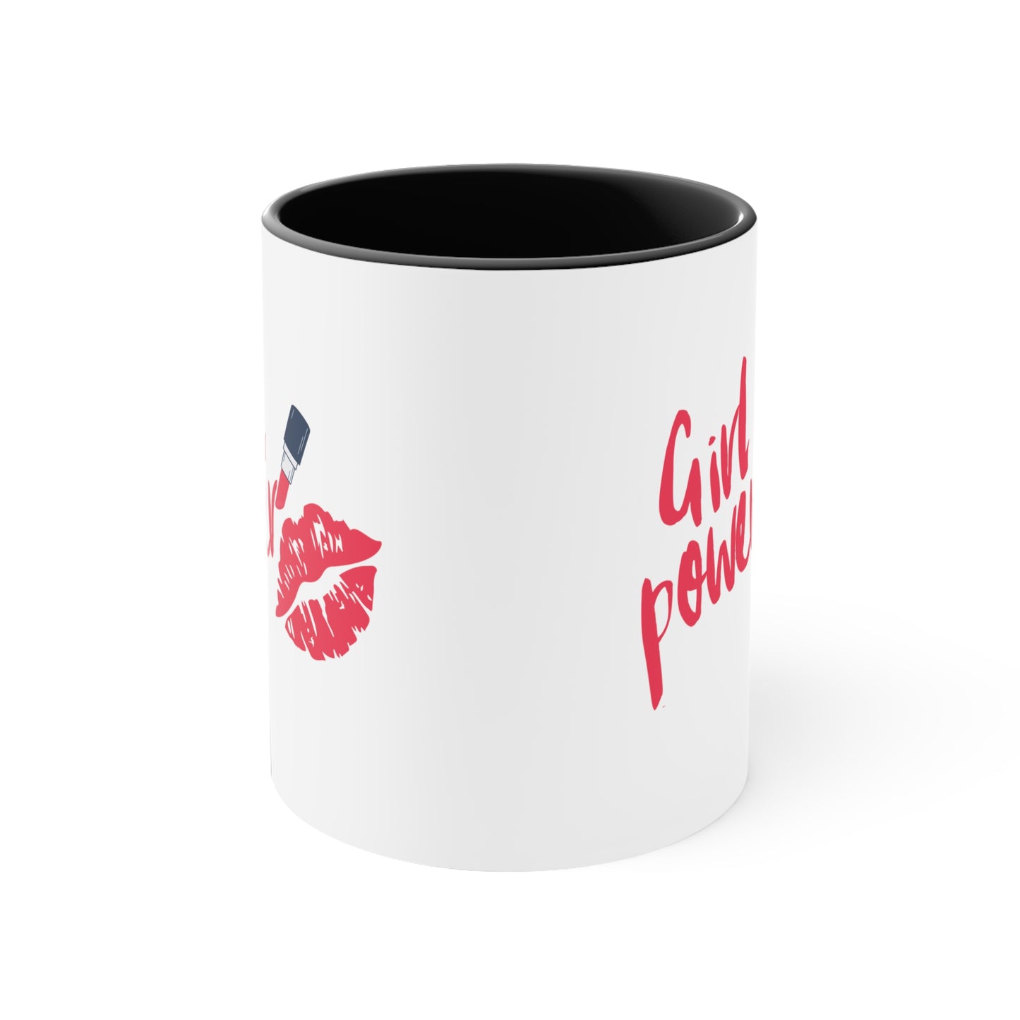 Girl power mug red lipstick mug bestie gift Christmas mug teacher gift coffee mug Christmas gift for for her tea gift for him 11oz