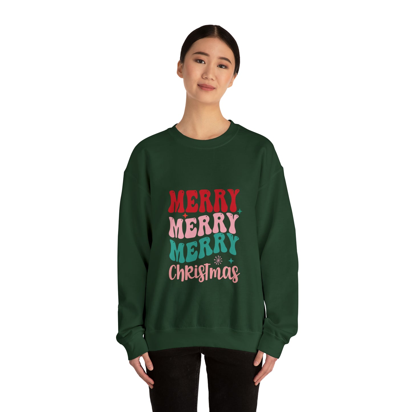 Merry Christmas sweater Mama claus sweater Festive sweater Bright Christmas sweatshirt gift for her gift for Women Holiday Christmas gift