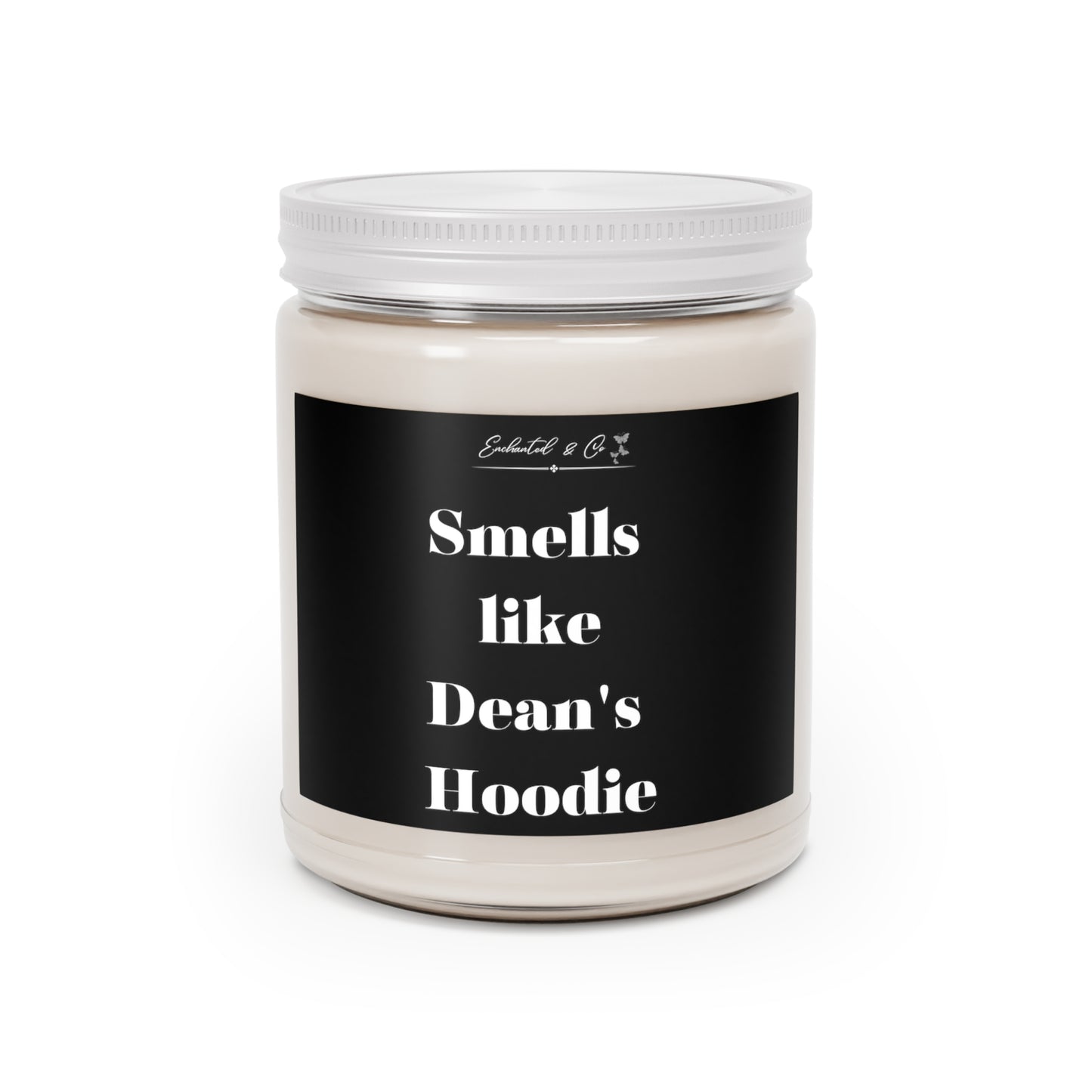 Smells like Dean's hoodie candle best friend gift Vanilla scented candle hand-poured candle Winchester Christmas gift fan team Dean