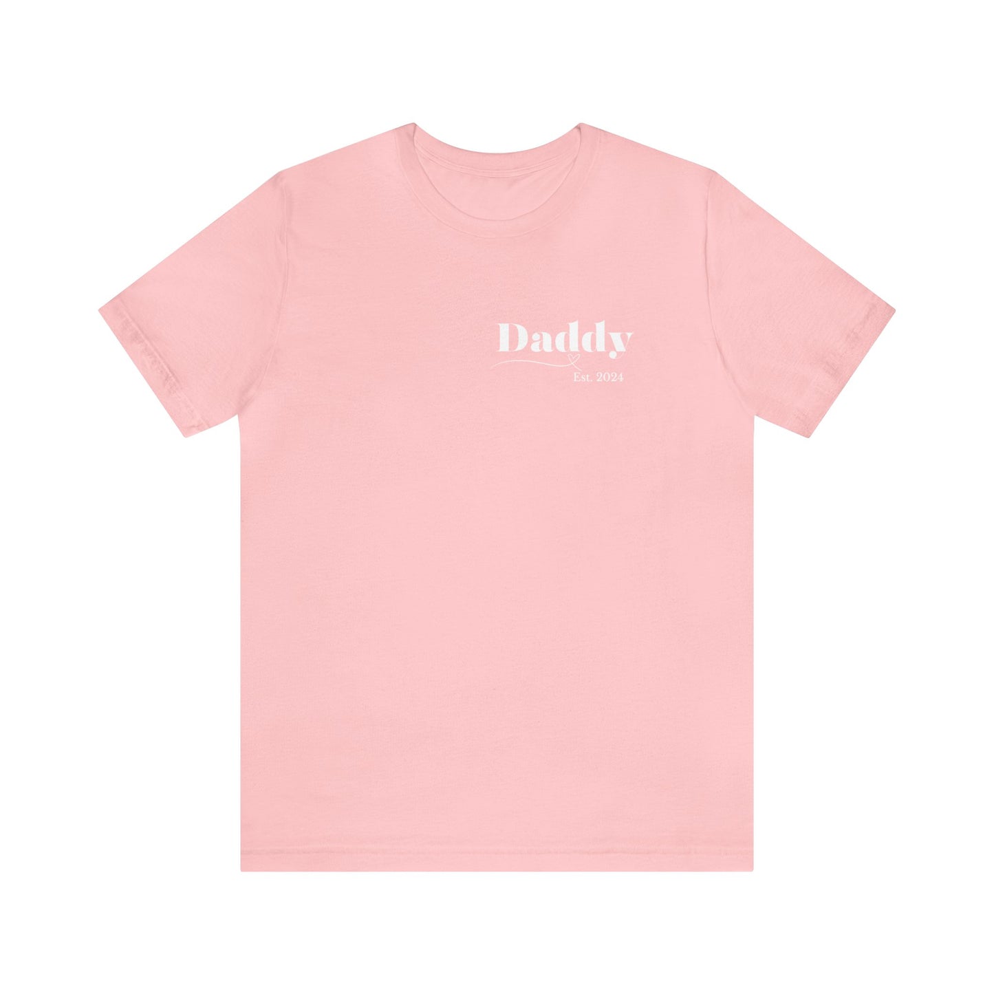 Daddy shirt pregnancy reveal shirt New dad gift dad shirt new mom shirt Christmas gift for her gift for him bridal shower gift