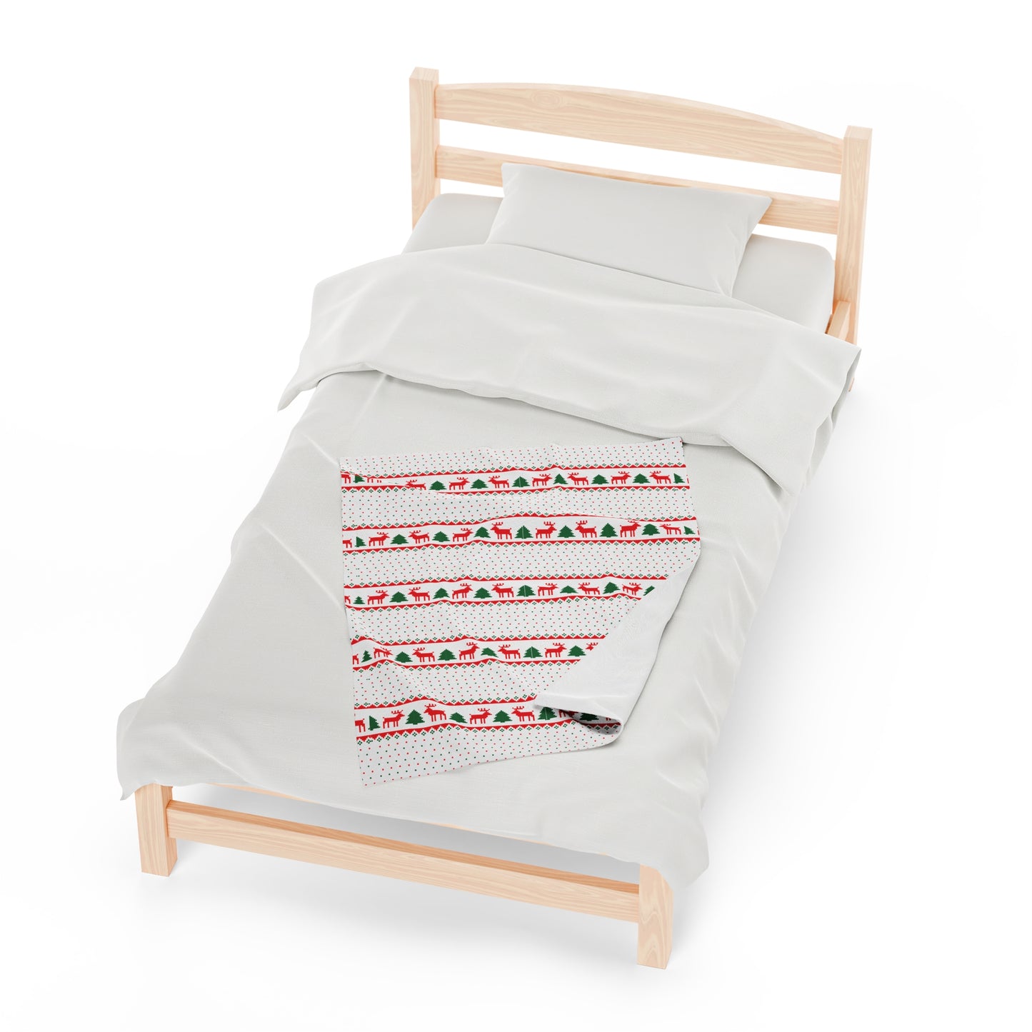 Reindeer Christmas Blanket holiday christmas tree blanket christmas movie watching blanket Merry christmas  blanket Velveteen Plush Blanket