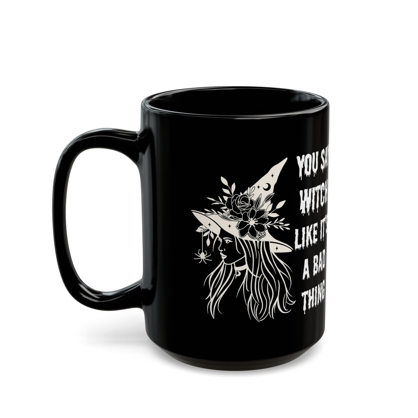 Halloween mug Witchy gift Spooky things mug I like spooky this and word fuck funny gift best friend gift Christmas Black Mug (11oz, 15oz)