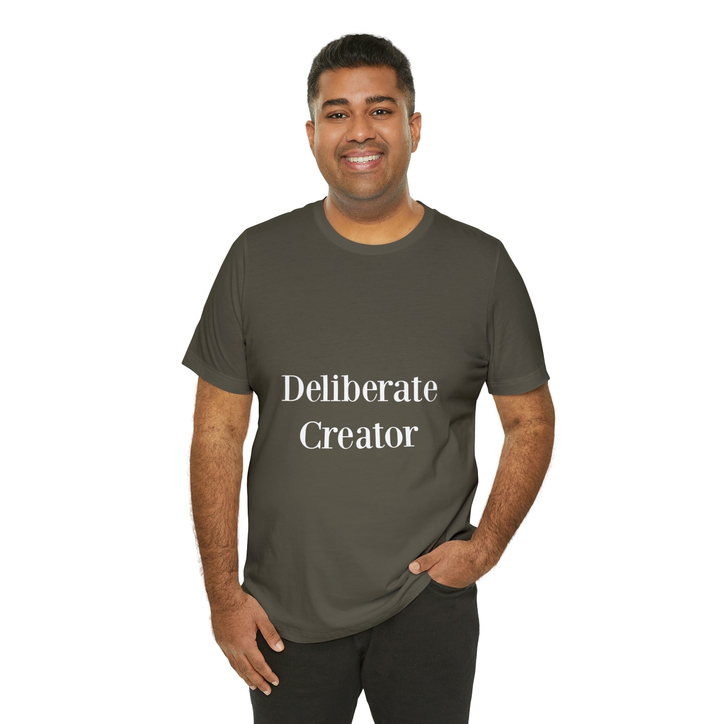 Deliberate creator tee,  Unisex Jersey Short Sleeve Tee