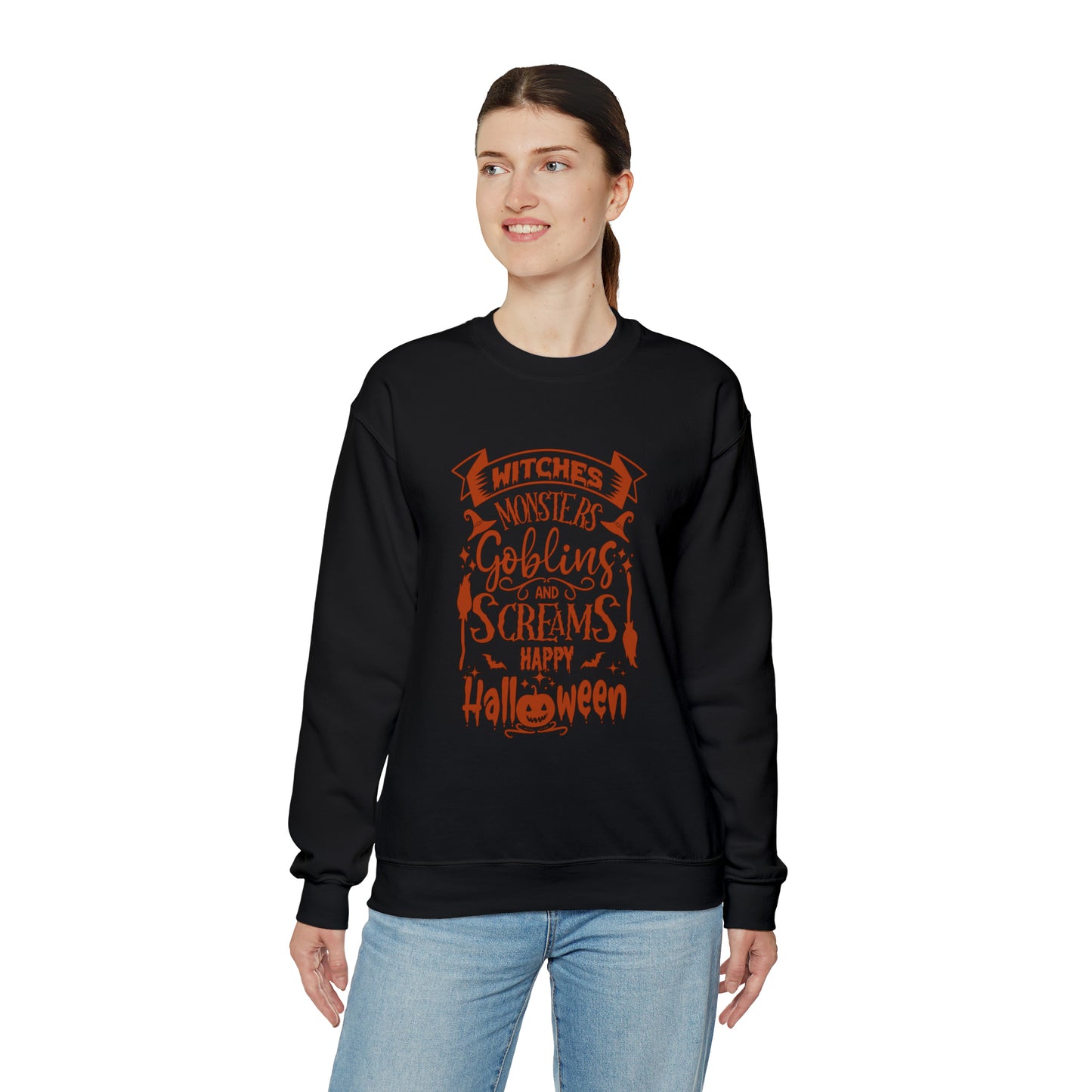 Witches Monsters Halloween Sweatshirt Ghostface Shirt Funny Halloween Horror Shirt Halloween Women's Sweatshirt Funny Halloween Tee Unisex