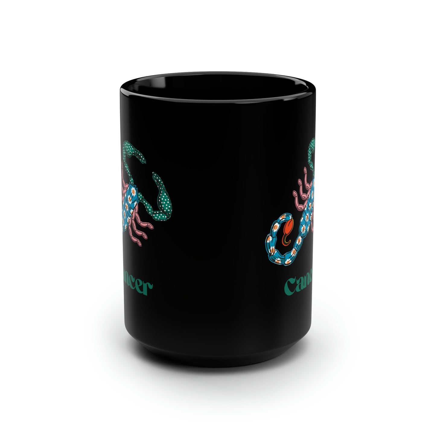 Cancer zodiac sign mug Black ceramic Mug 15oz birthday gift gift cancer zodiac sign gifts World Tour Tickets Leo zodiac merch office Christmas