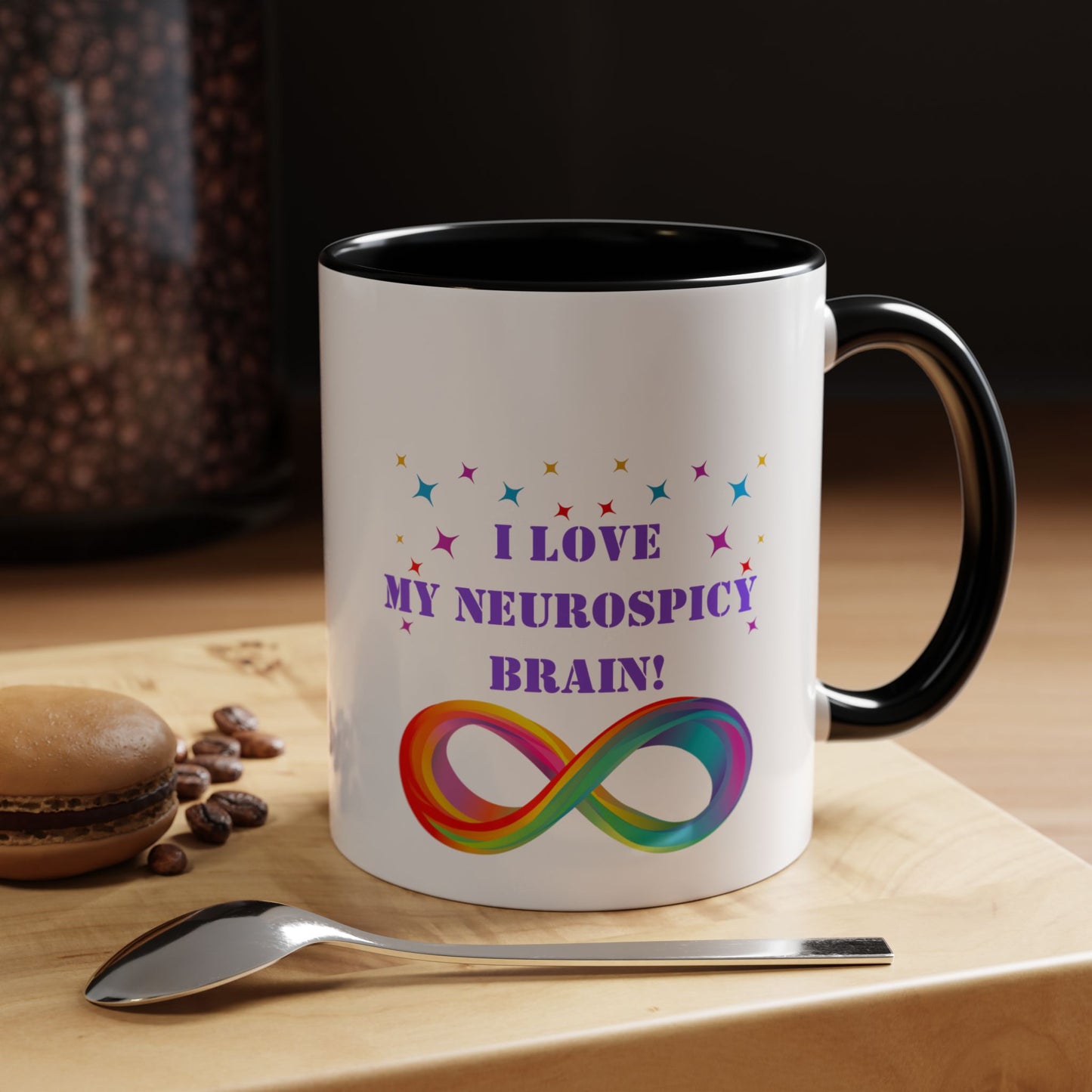 Neurospicy mug Morning affirmation mug I love my neurospicy mug  NeuroDivergent mug spectrum gift Christmas gift for her gift for him bestie