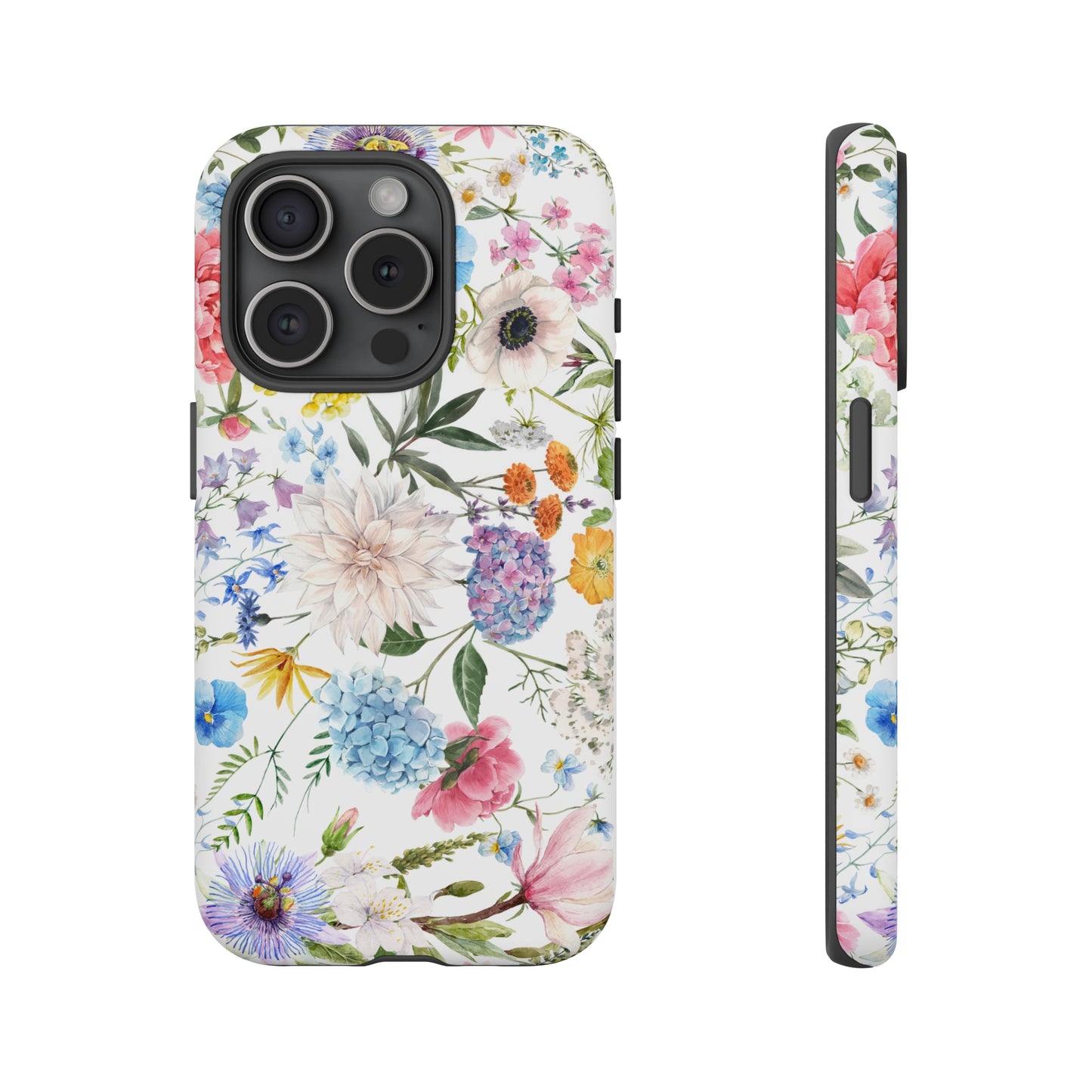 Floral phone case mother's day gift best friend gift for her gift for him flower cell phone cases Tough Cases