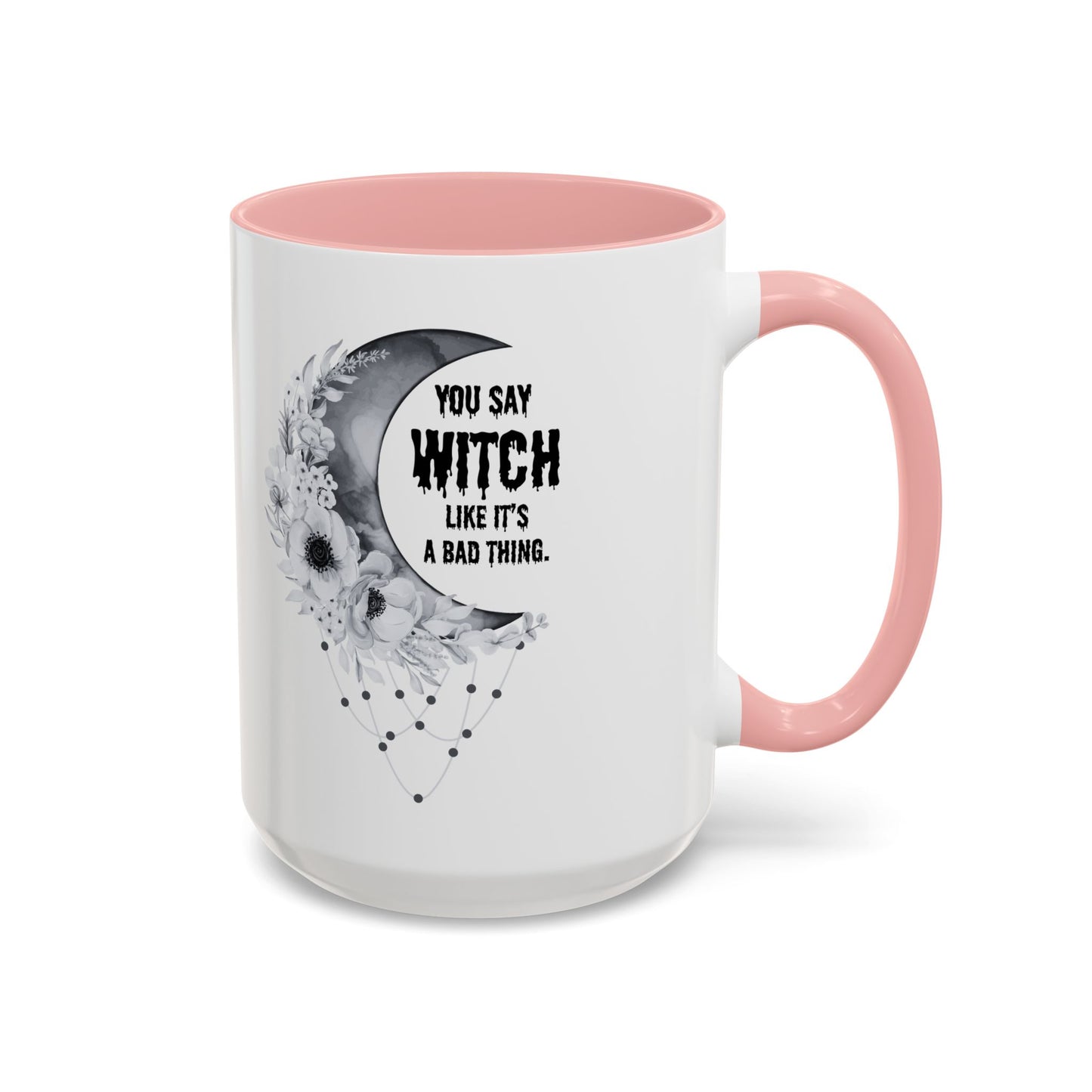 Witch mug Halloween mug Spooky things mug office funny gift best friend gift Christmas word fuck sarcastic humour gift Coffee Mug(11, 15oz)
