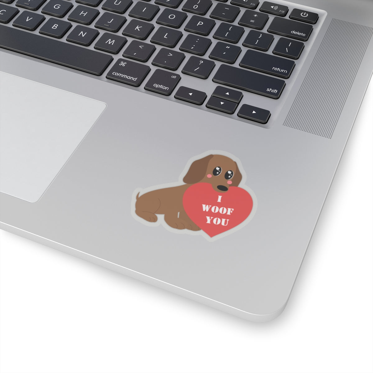 Dog lover sticker i woof you dog funny dog sticker life Valentines day sticker gift forher gift for him gift bottle water sticker Galentines