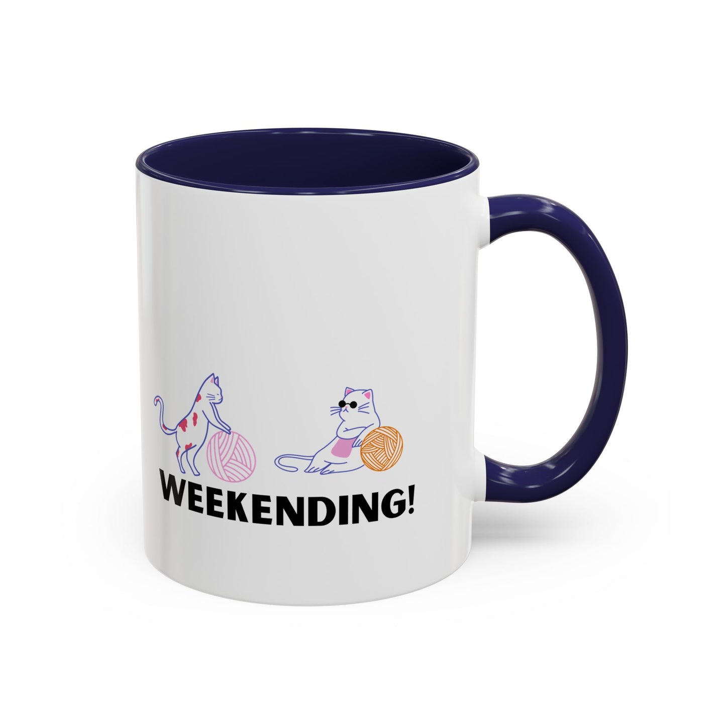 Crochet weekending mug coffee lover weekending vibes mug Coffee Mug swift Funny Coffee Cup Cat Lady Gift Cat Lover Gift Cat Mom christmas