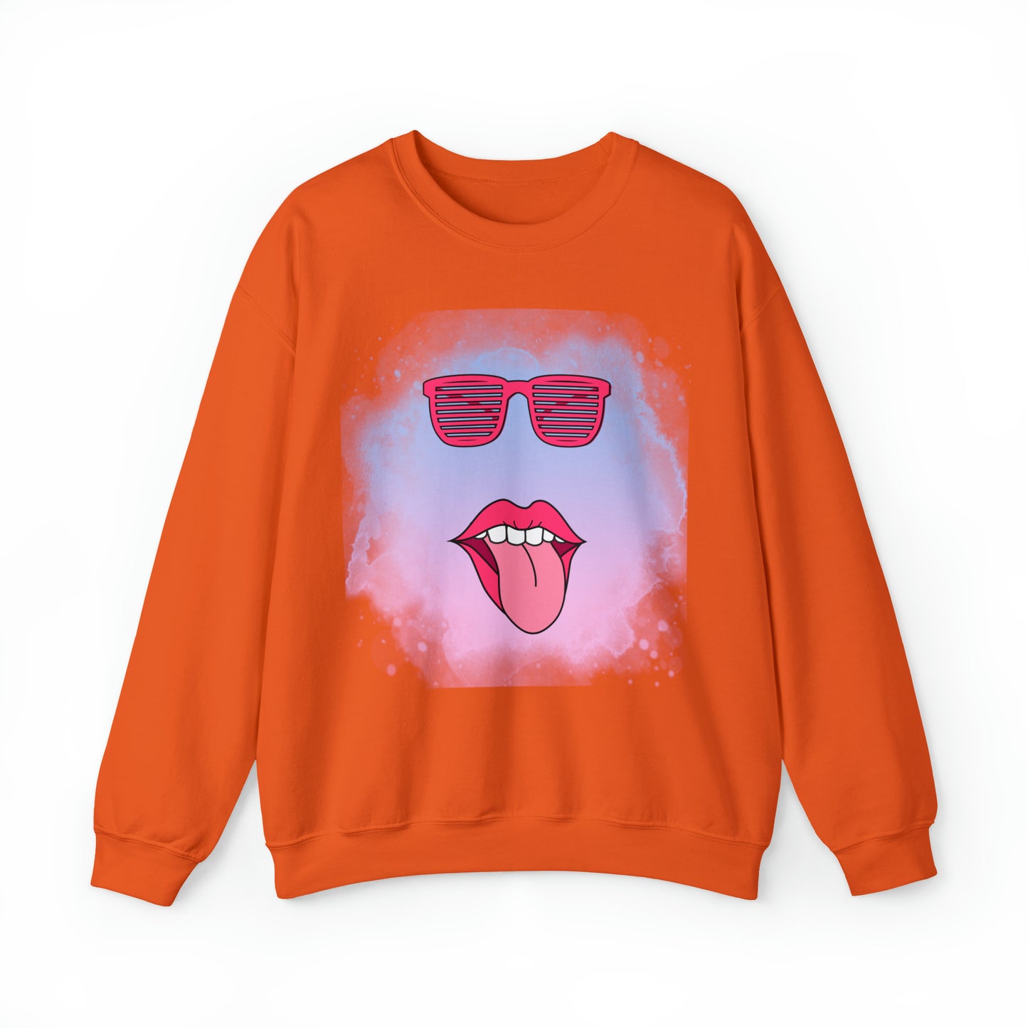 Lip Sunglasses Hoodie, Bubble Gum kiss Hoodie, Fun Summer shirt, Birthday gift for her, Galantine travel sweatshirt, Unisex