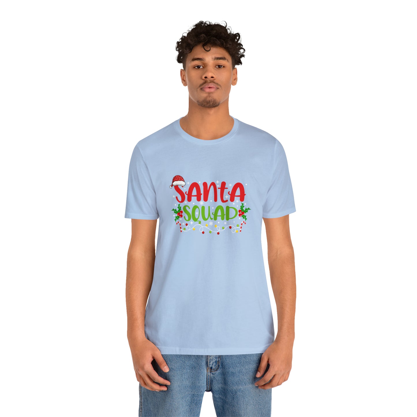 Santa's squad Matching Family Christmas Shirts Santa claus Hat family tshirts Family Christmas Shirt Xmas Tee Custom Christmas Tshirt photos