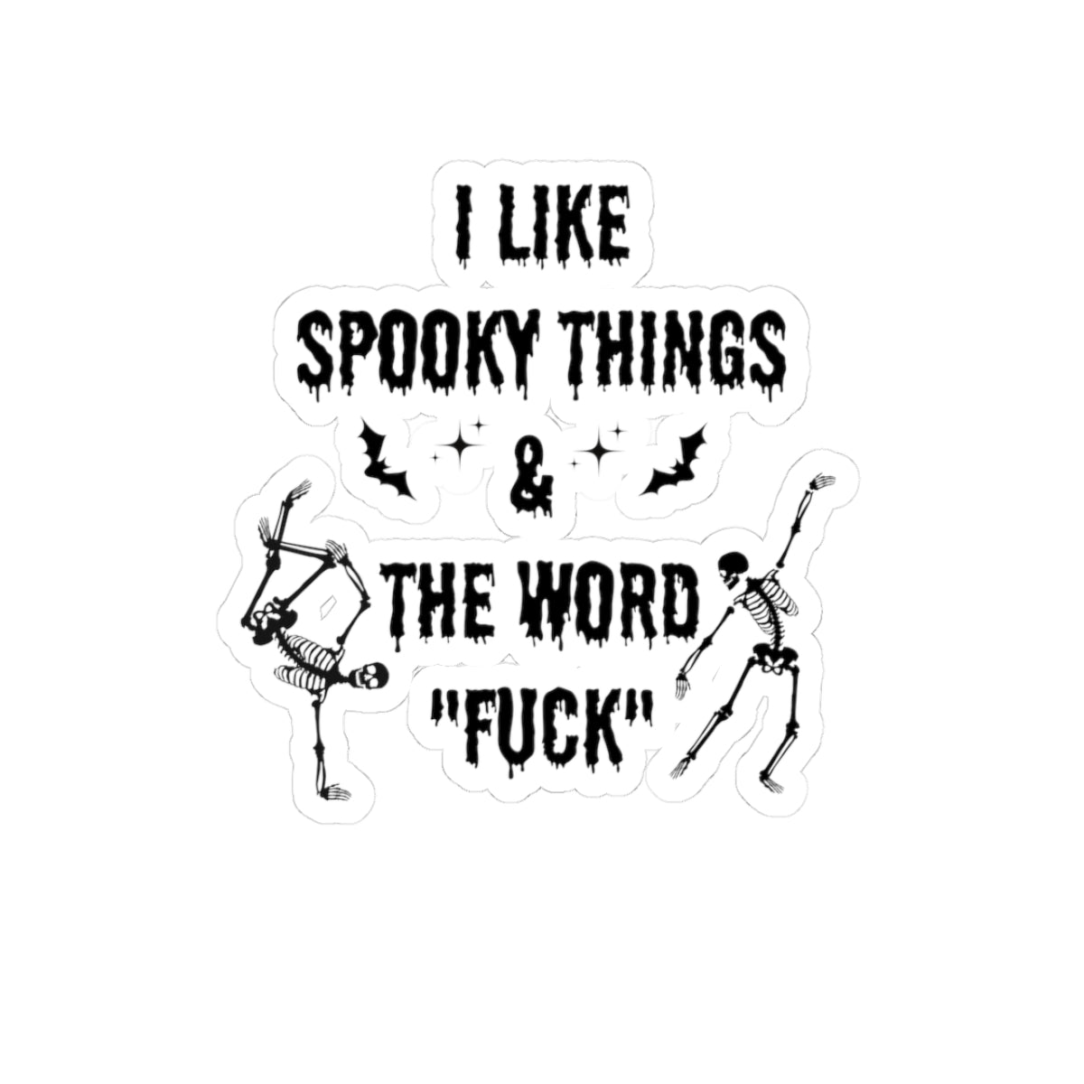 Spooky things sticker Witchy word fuck sticker funny wizard sticker motivational sticker Magical AF bestie stickers gift best friend