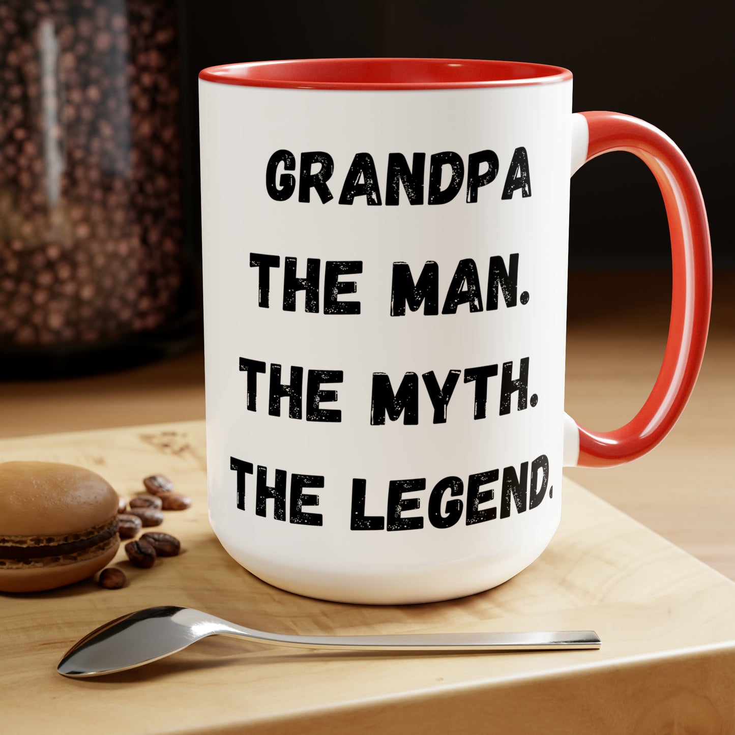 Grandpa mug the man the myth the legend mugDaddy mug love you dad gift Coffee Mug pregnancy reveal gift heart mug gift for her Mug Coffee