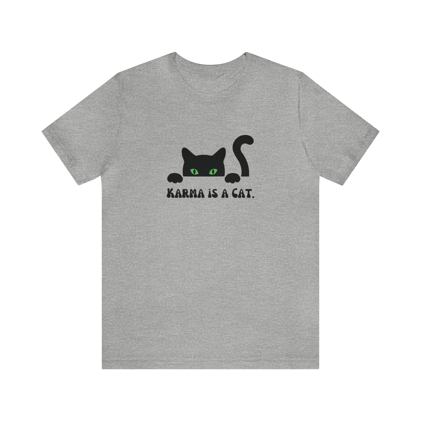 Karma is a cat shirt Cat lover tshirt book lover shirt Taylor witchy cat Shirt Halloween Cat Gift for Cat Lover Gift for Cat swiftie shirt