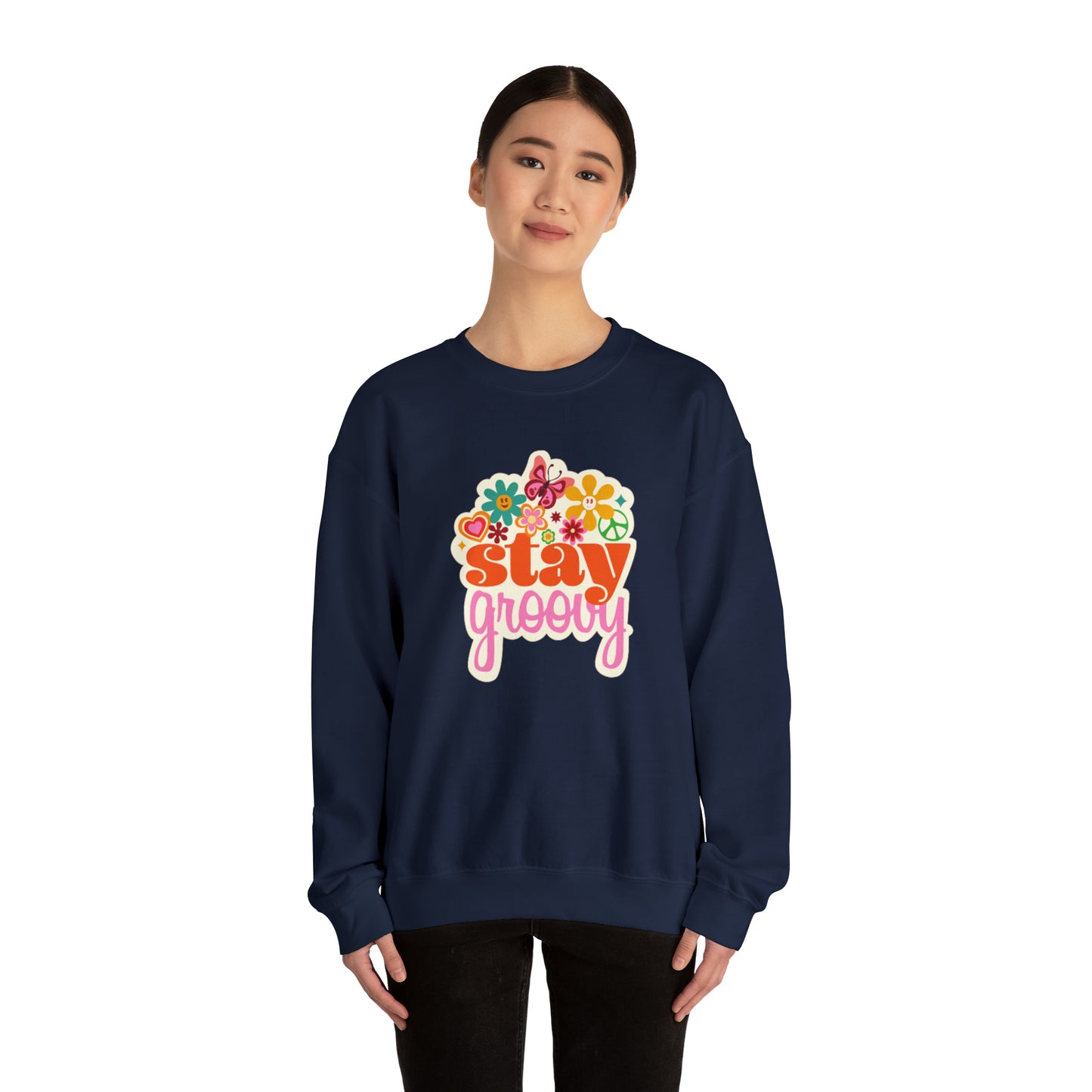 Stay Groovy sweatshirt, good vibes sweater, love inspire sweatshirt mode sweater, Homeschooling sweatshirt mom shirt, shirt unisex gift