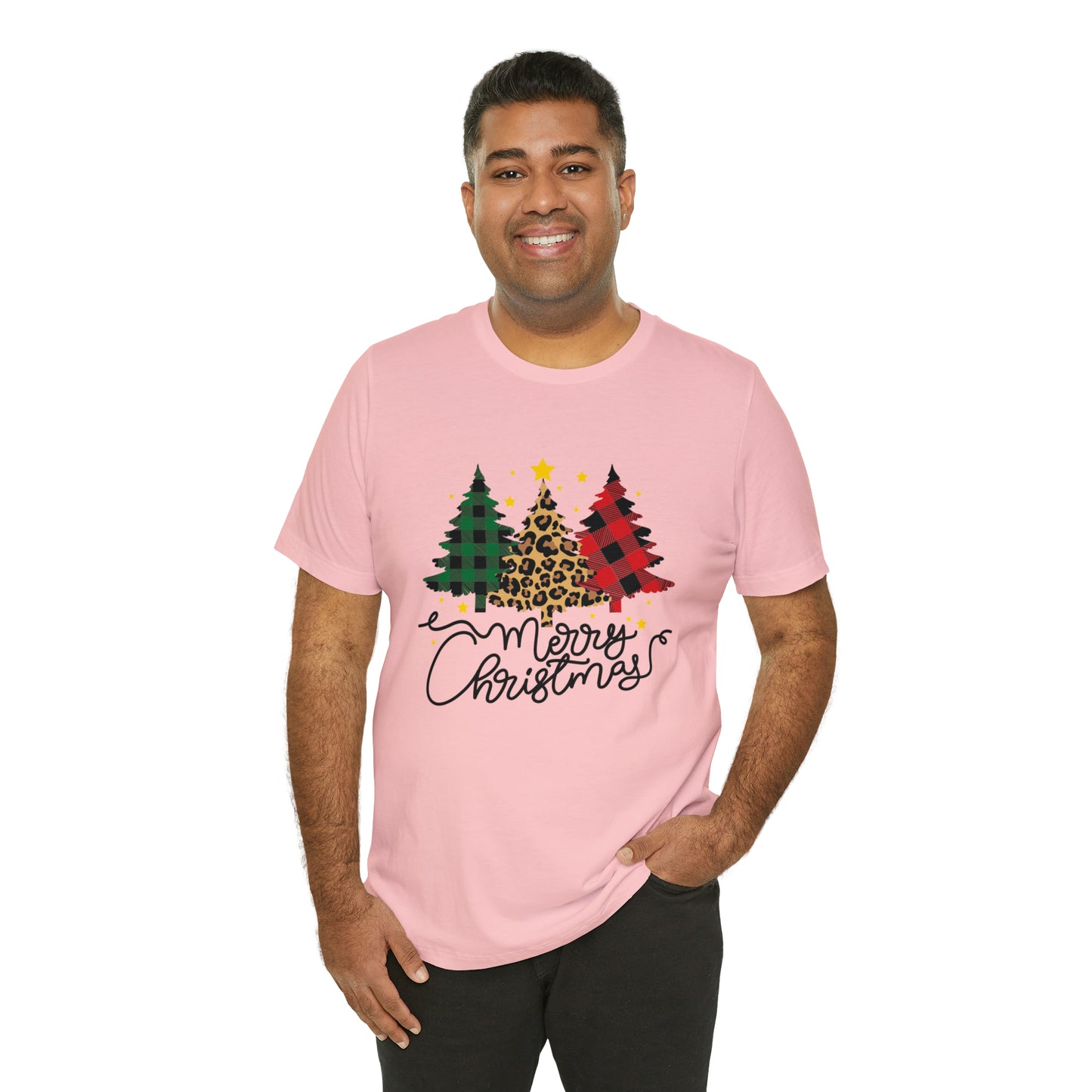 Festive AF shirt Pink Merry Bright Christmas Tshirt for Women Men Christmas Shirt Sweater Holiday Christmas gift for her gift for him Plaid