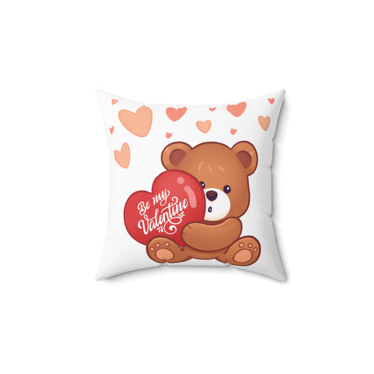 Be my valentine pillow teddy bear valentines day gift Adore you gift love story Vday day gift for her gift for him galentines day gift
