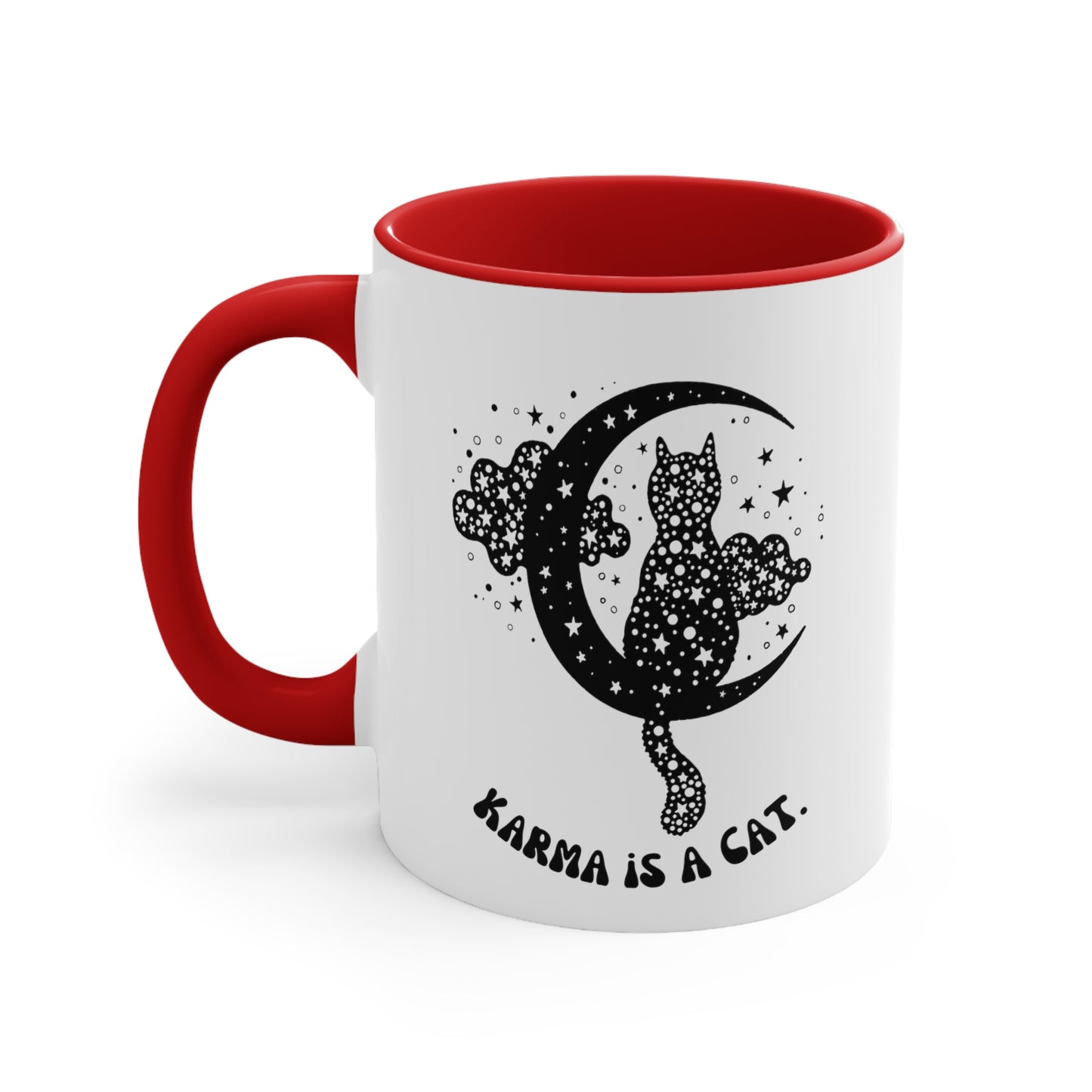 Karma is a cat mug best friend gift for her gift for him Birthday gift coffee mug tea gift for cat lover bestie valentinesday gift Christmas