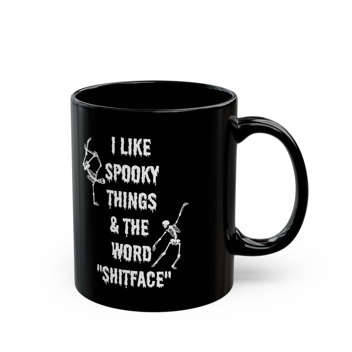 Halloween mug Spooky things mug I like spooky things and word shitface giftmerch office funny gift best friend gift Christmas word