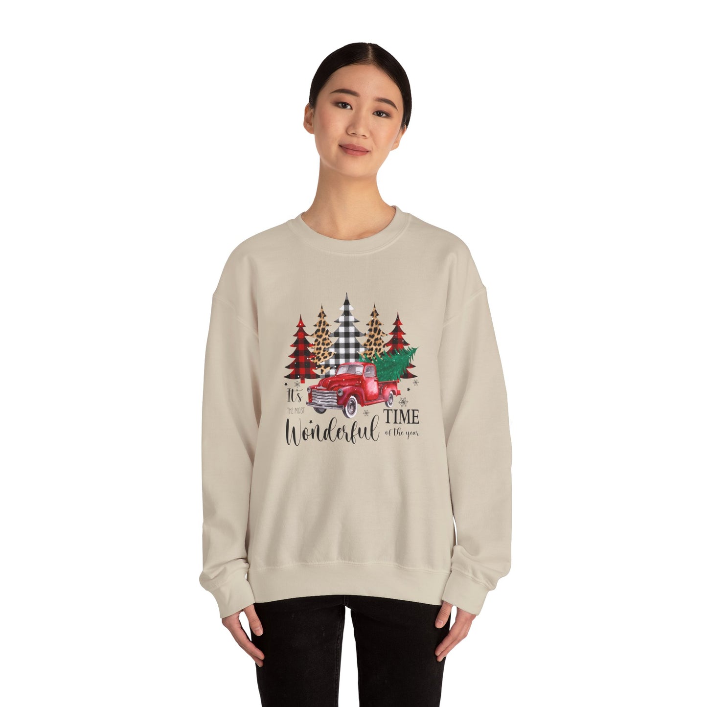 Christmas sweater it's the most wonderful time of the year Christmas sweater Merry Christmas sweatshirt Bright Christmas gift for her