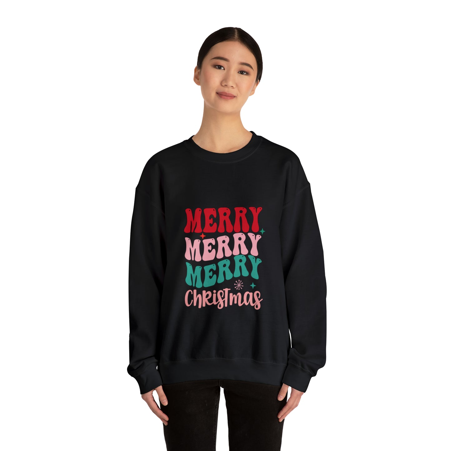 Merry Christmas sweater Mama claus sweater Festive sweater Bright Christmas sweatshirt gift for her gift for Women Holiday Christmas gift