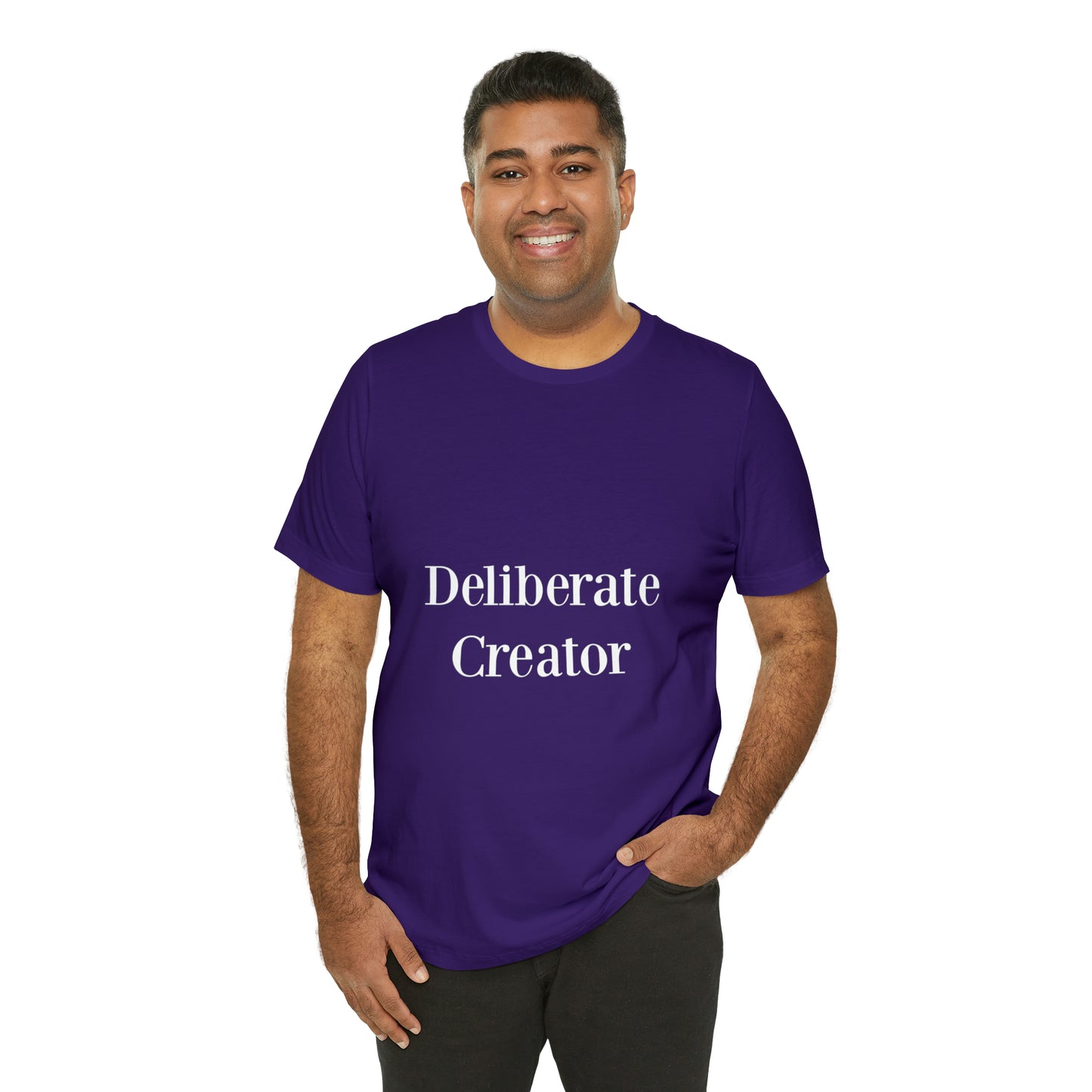 Deliberate creator tee,  Unisex Jersey Short Sleeve Tee